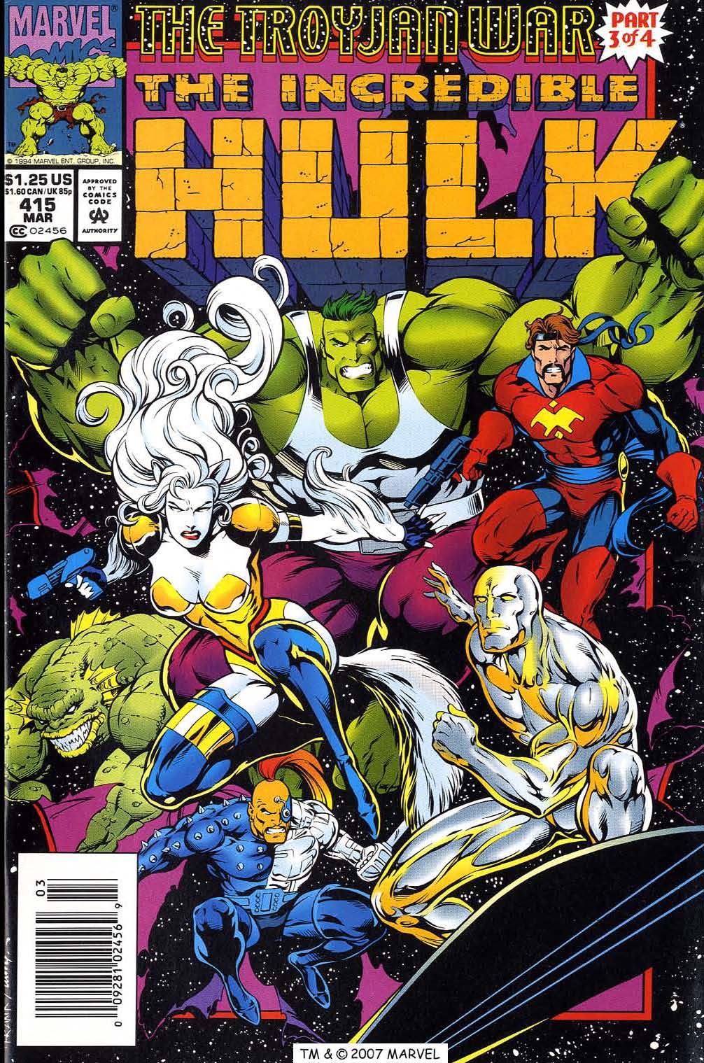 Read online The Incredible Hulk (1968) comic -  Issue #415 - 1