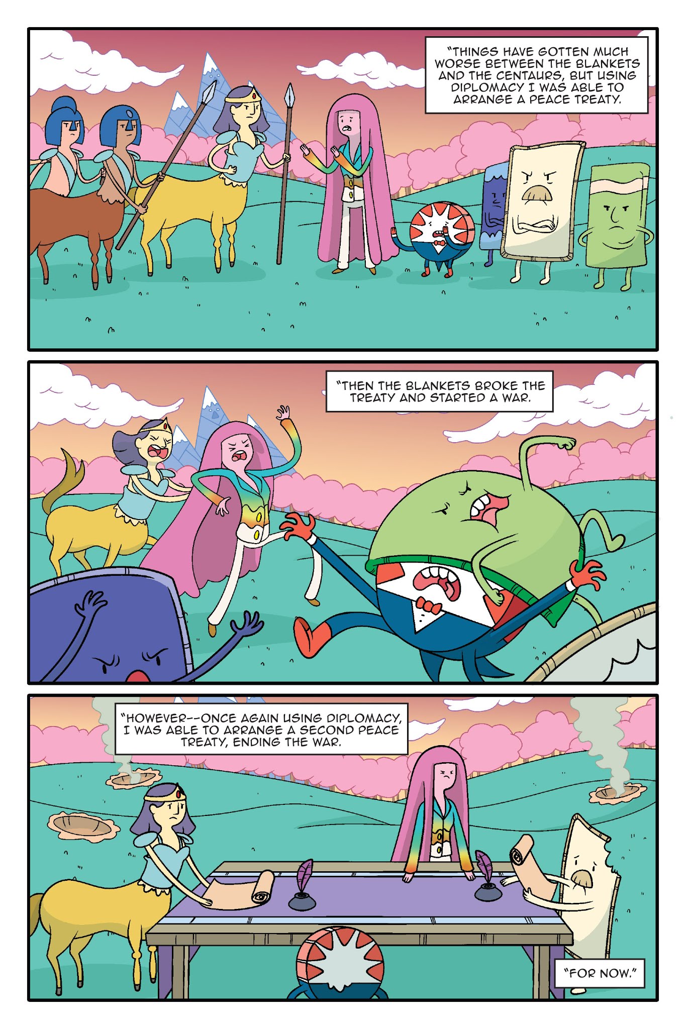 Read online Adventure Time: President Bubblegum comic -  Issue # TPB - 62