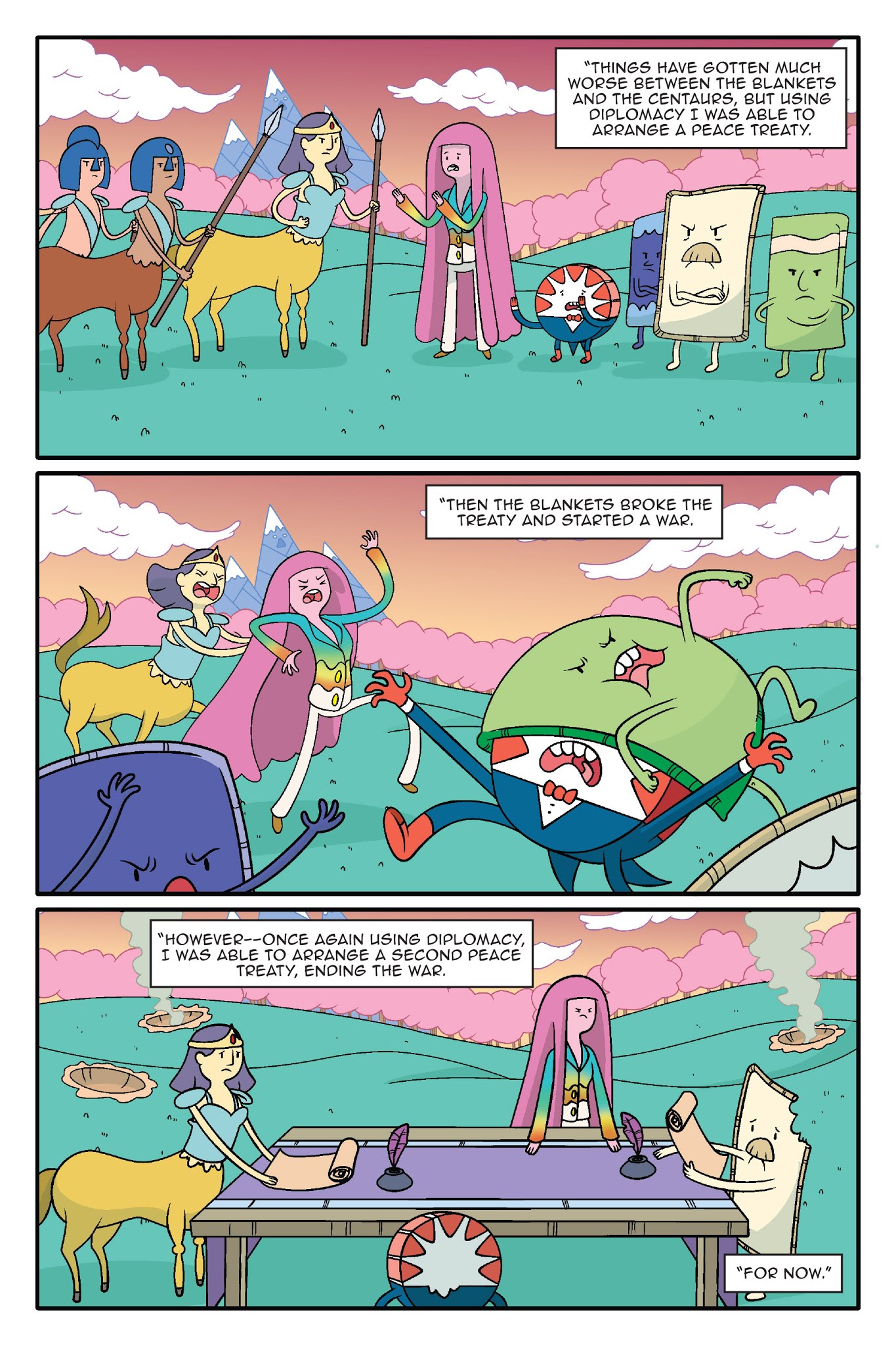 Read online Adventure Time: President Bubblegum comic -  Issue # TPB - 62