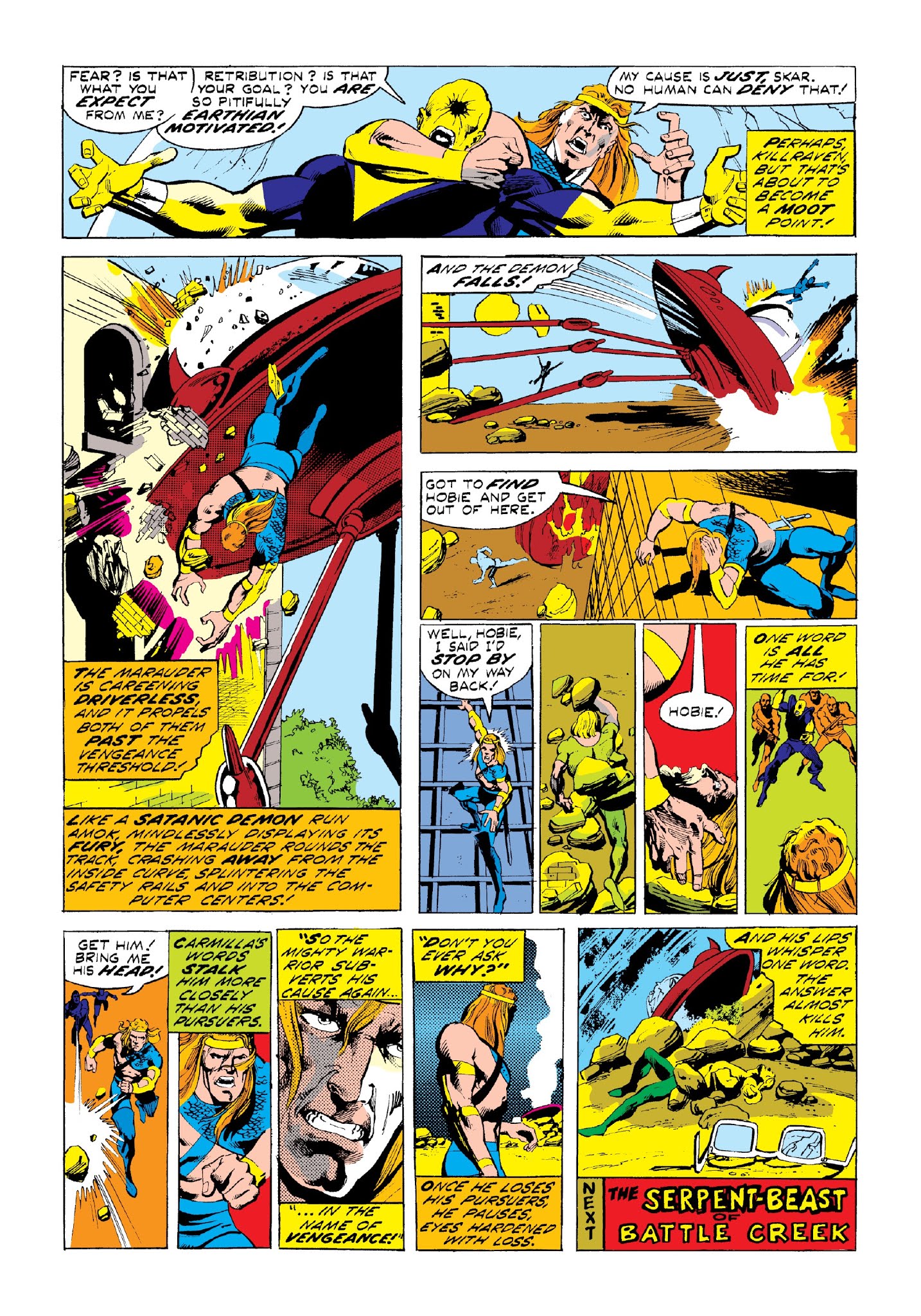 Read online Marvel Masterworks: Killraven comic -  Issue # TPB 1 (Part 2) - 54