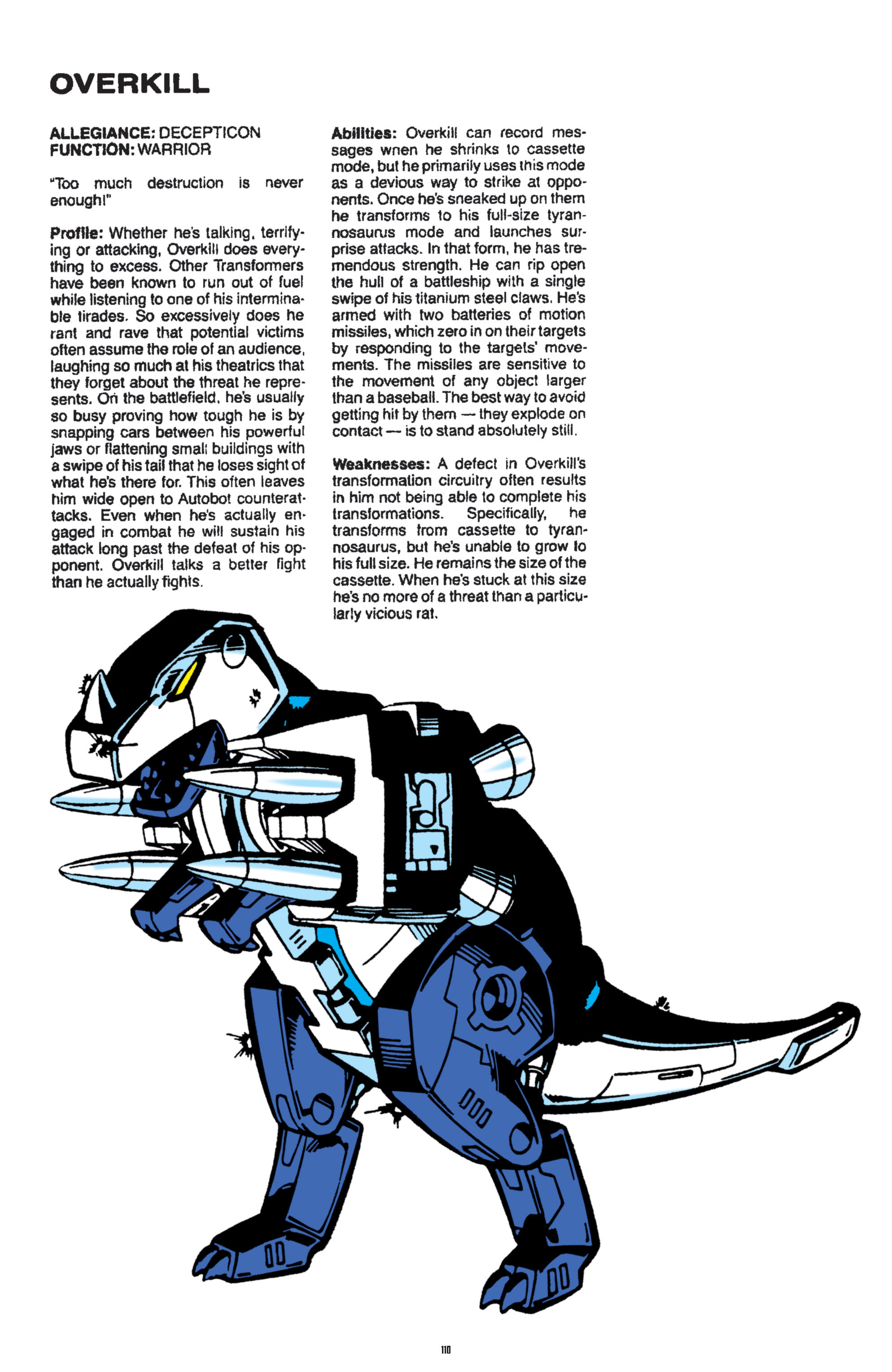 Read online The Transformers Classics comic -  Issue # TPB 8 - 109