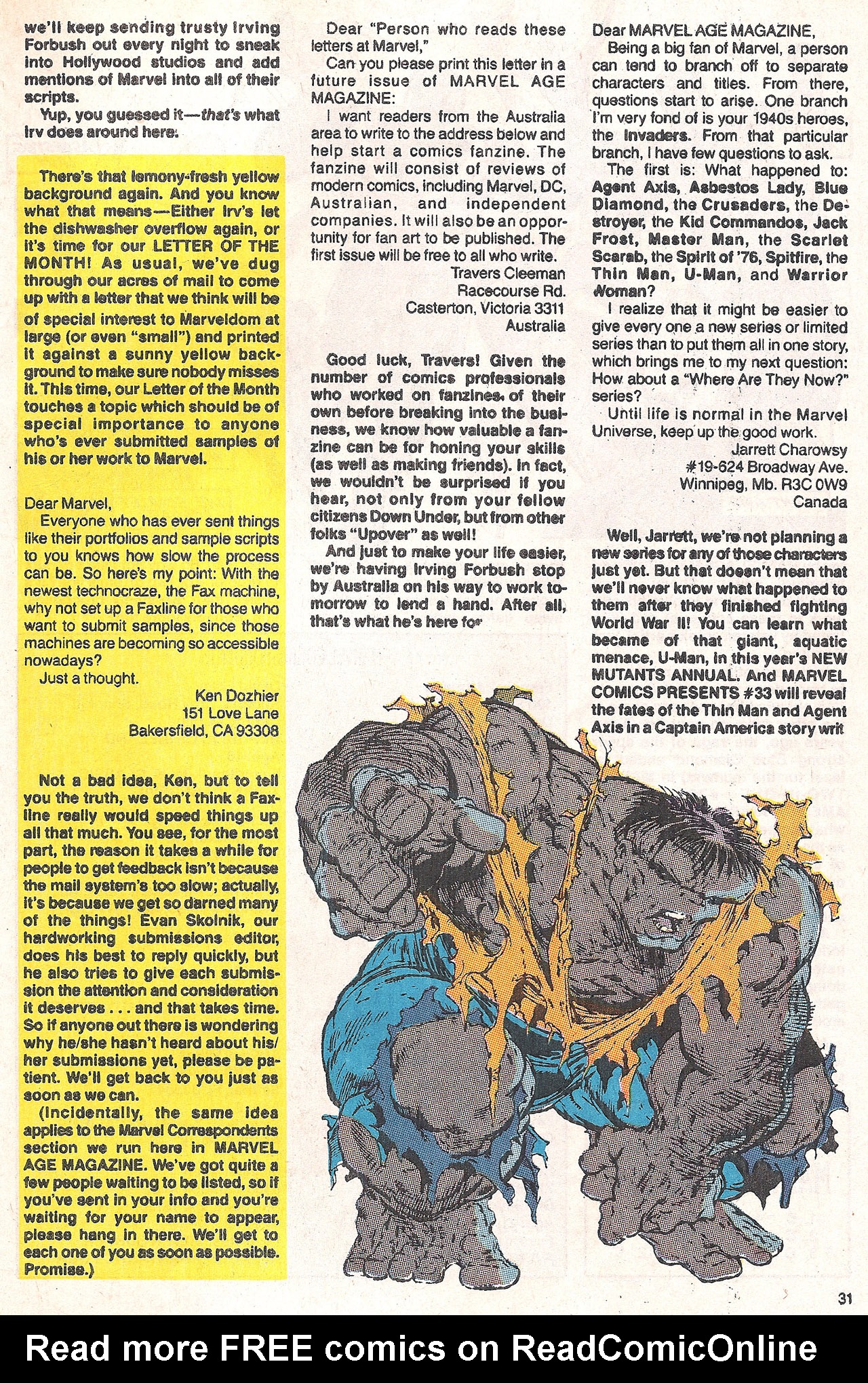 Read online Marvel Age comic -  Issue #79 - 32