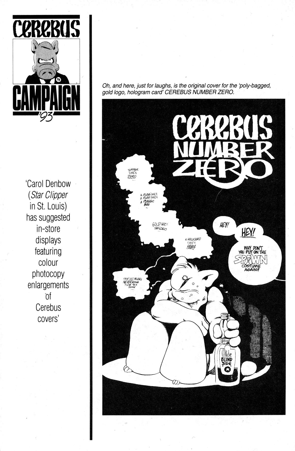 Cerebus Issue #167 #166 - English 32