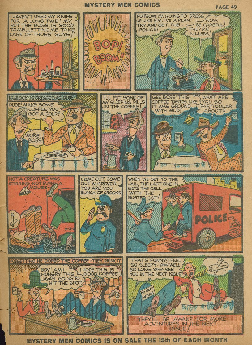 Read online Mystery Men Comics comic -  Issue #12 - 51