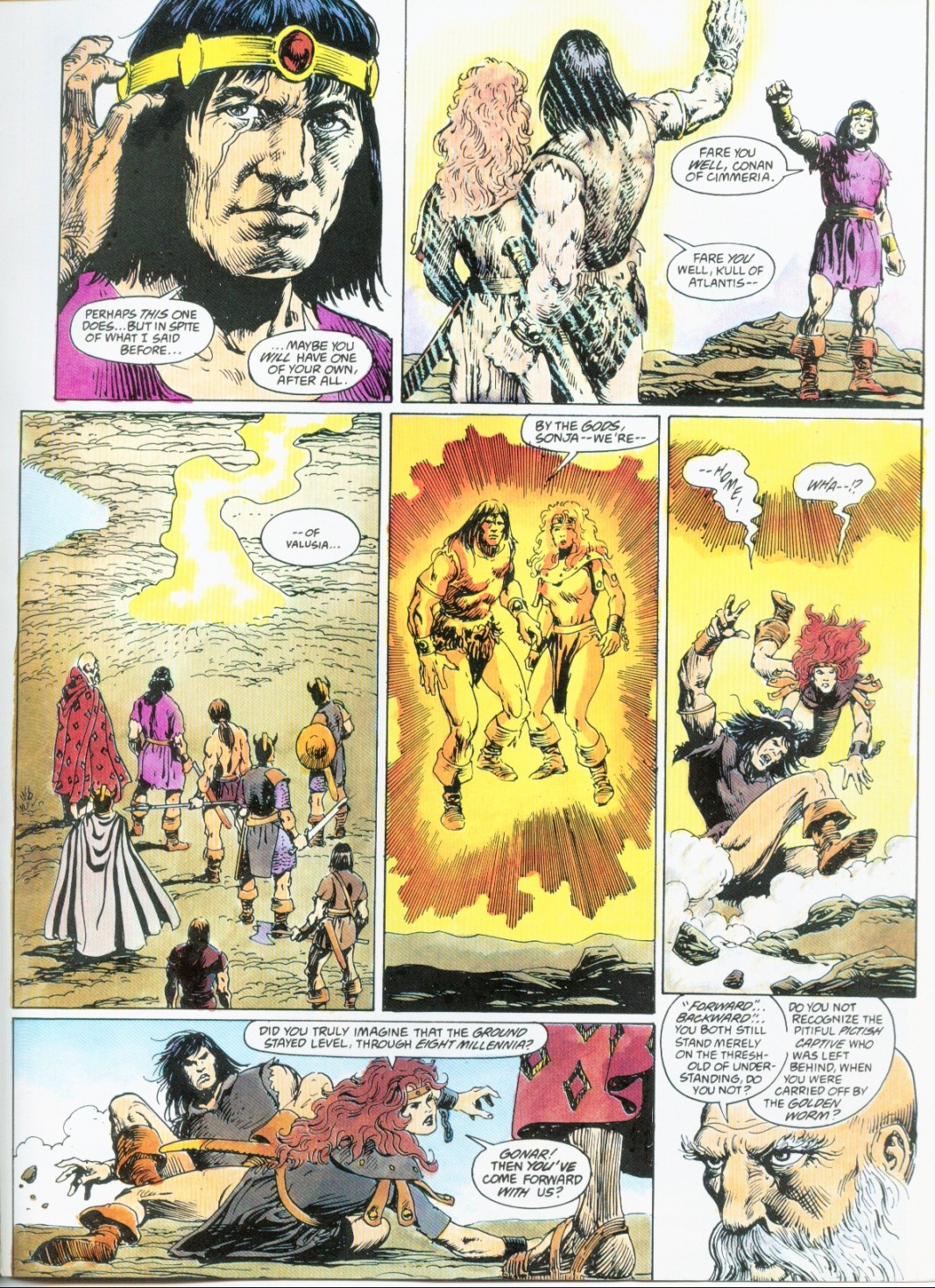 Read online Marvel Graphic Novel comic -  Issue #73 - Conan - The Ravagers Out of Time - 60