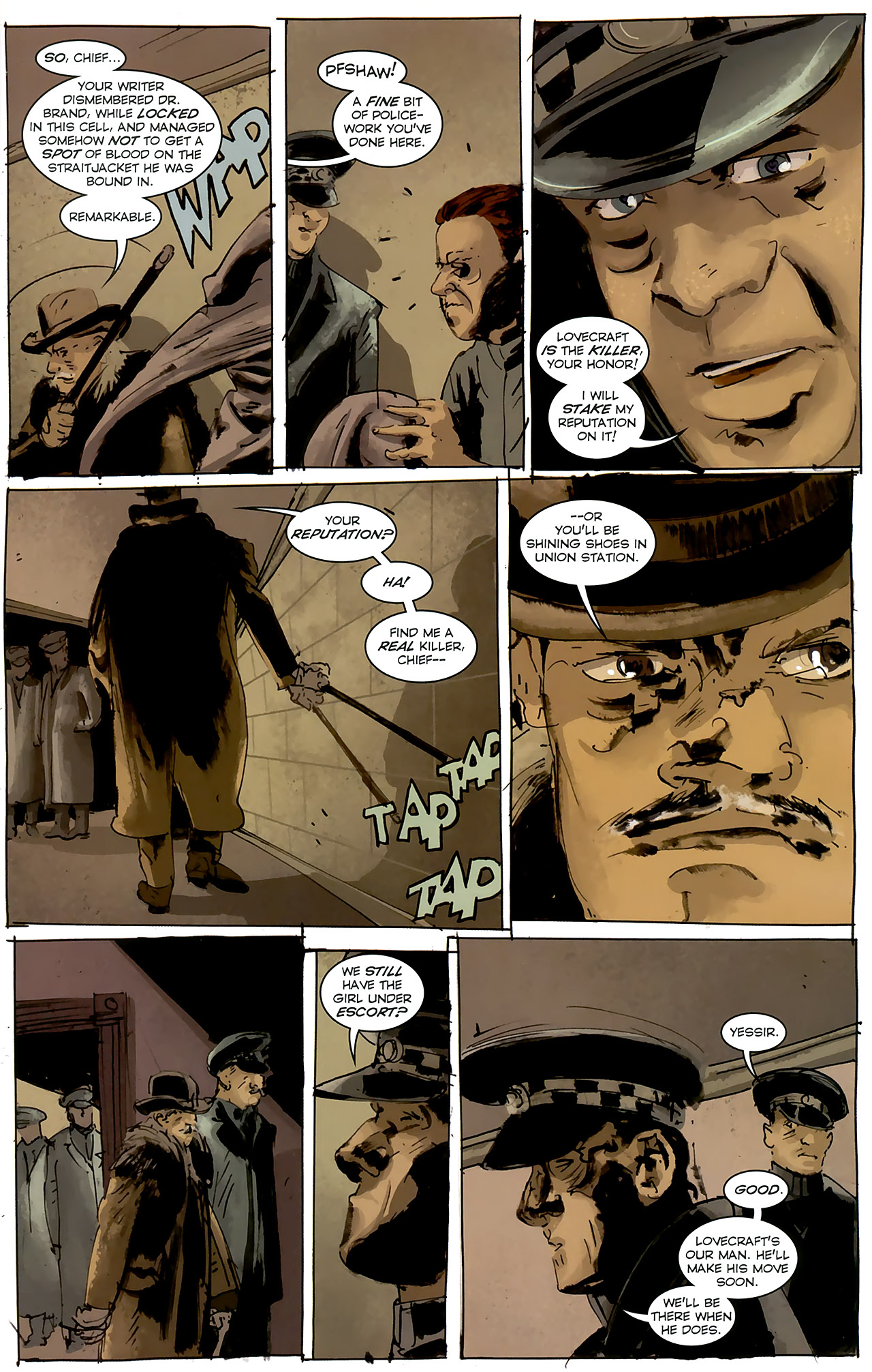 Read online The Strange Adventures of H.P. Lovecraft comic -  Issue #4 - 9