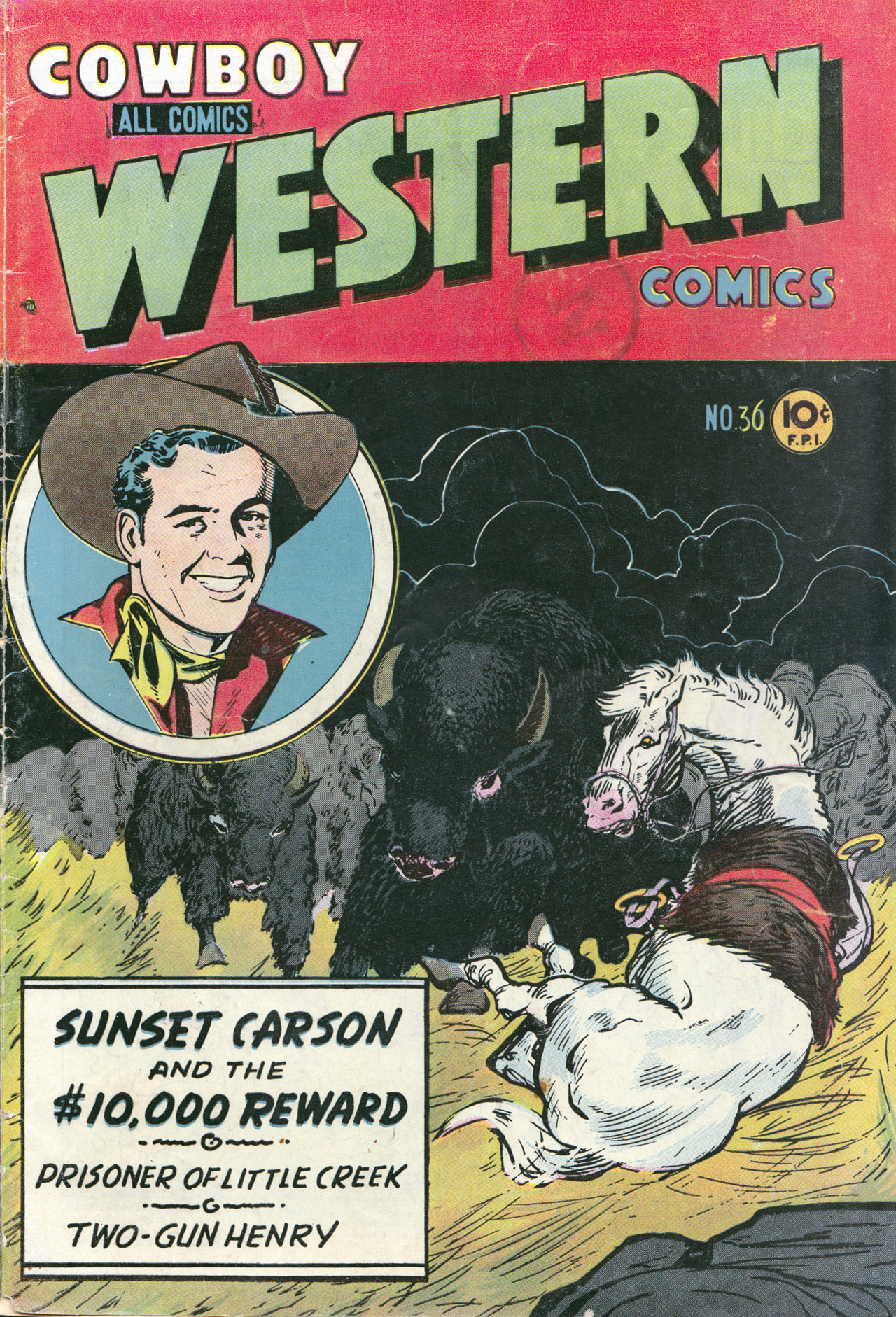 Read online Cowboy Western Comics (1948) comic -  Issue #36 - 1
