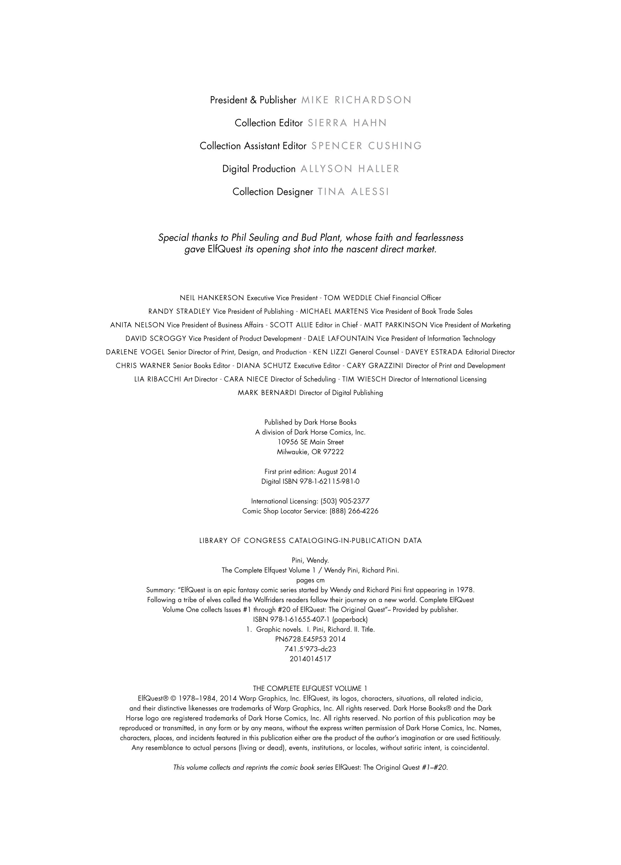 Read online The Complete ElfQuest comic -  Issue # TPB 1 (Part 1) - 5