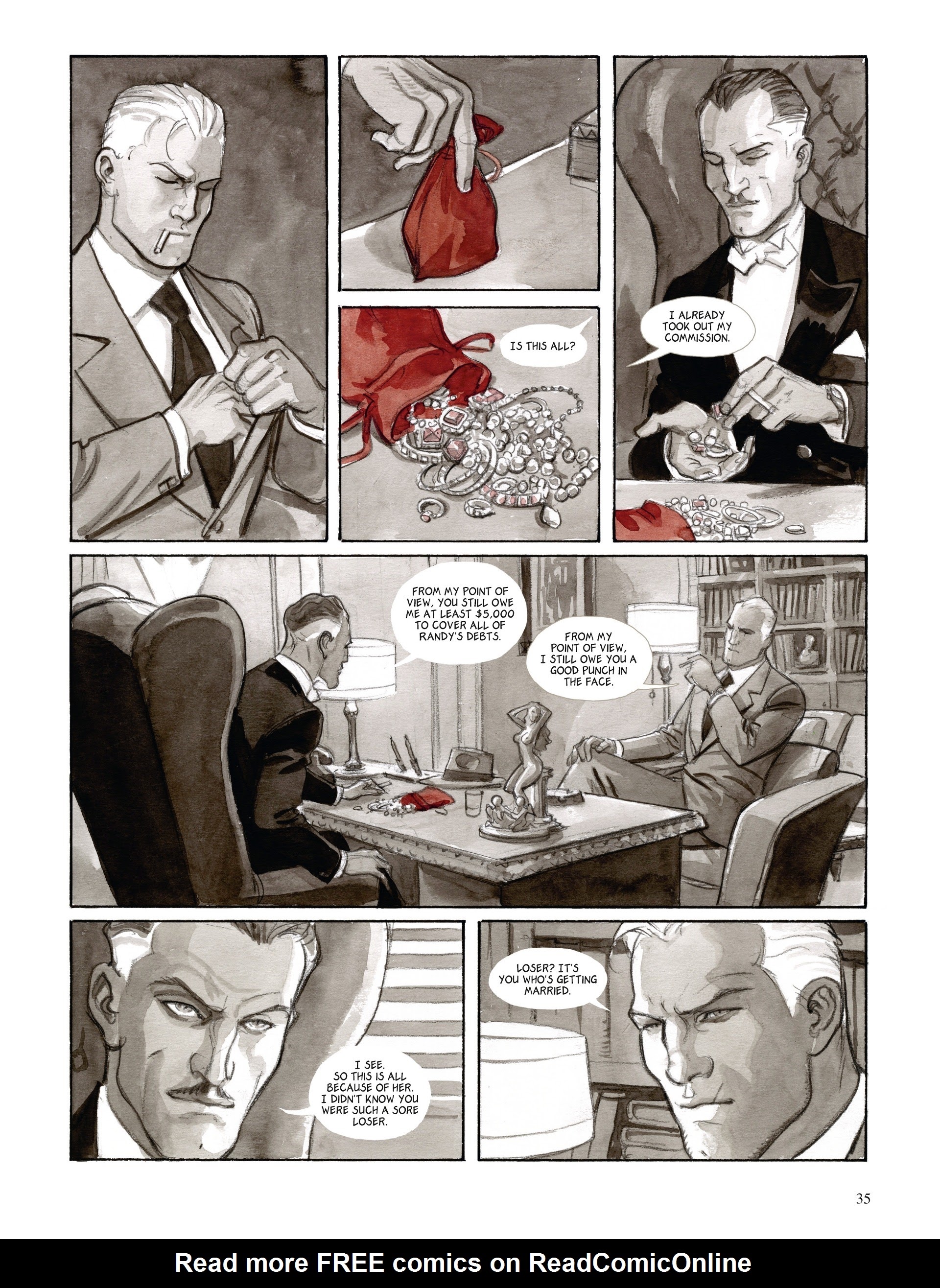 Read online Noir Burlesque comic -  Issue #1 - 34