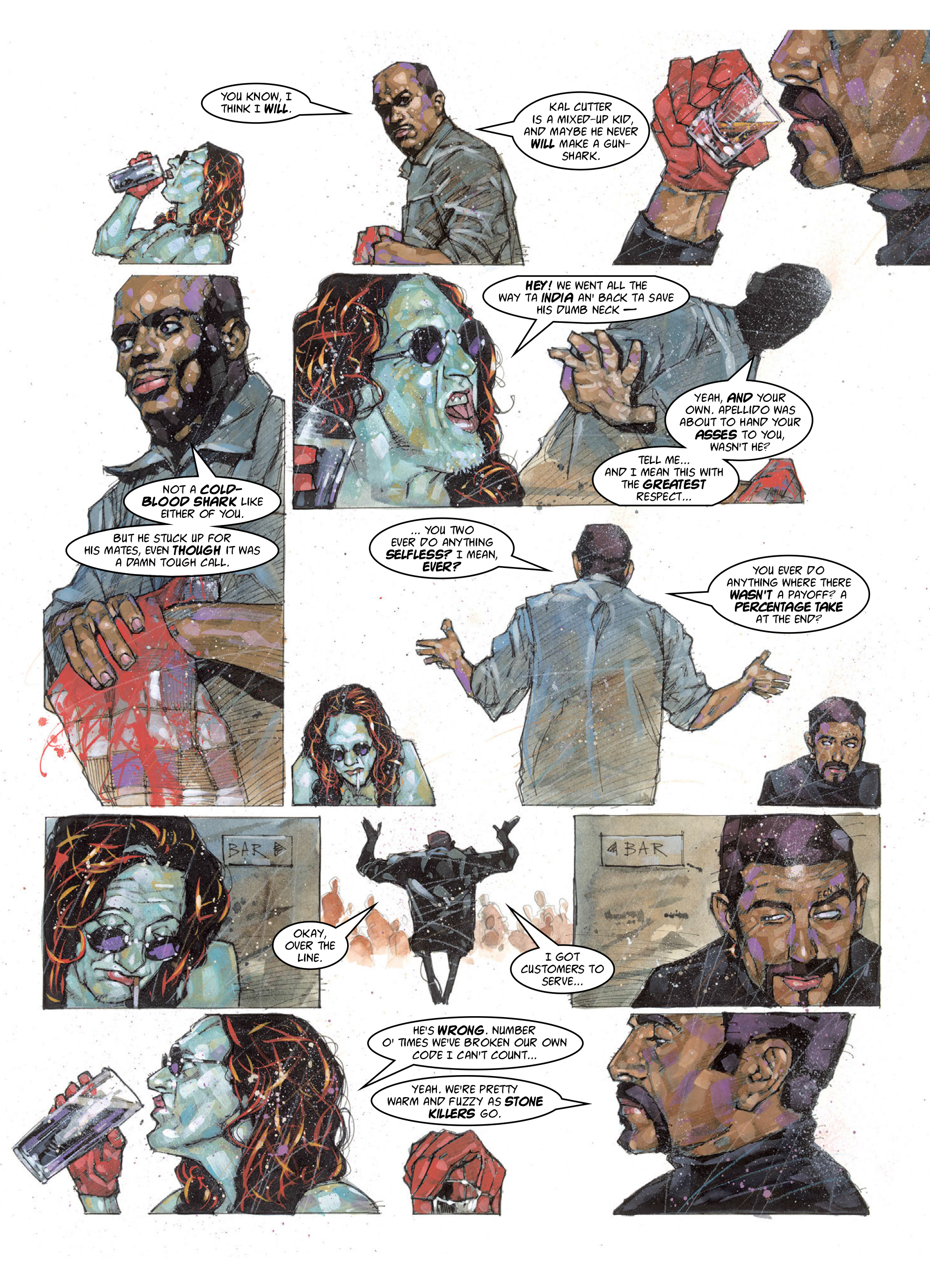 Read online Judge Dredd Megazine (Vol. 5) comic -  Issue #376 - 90