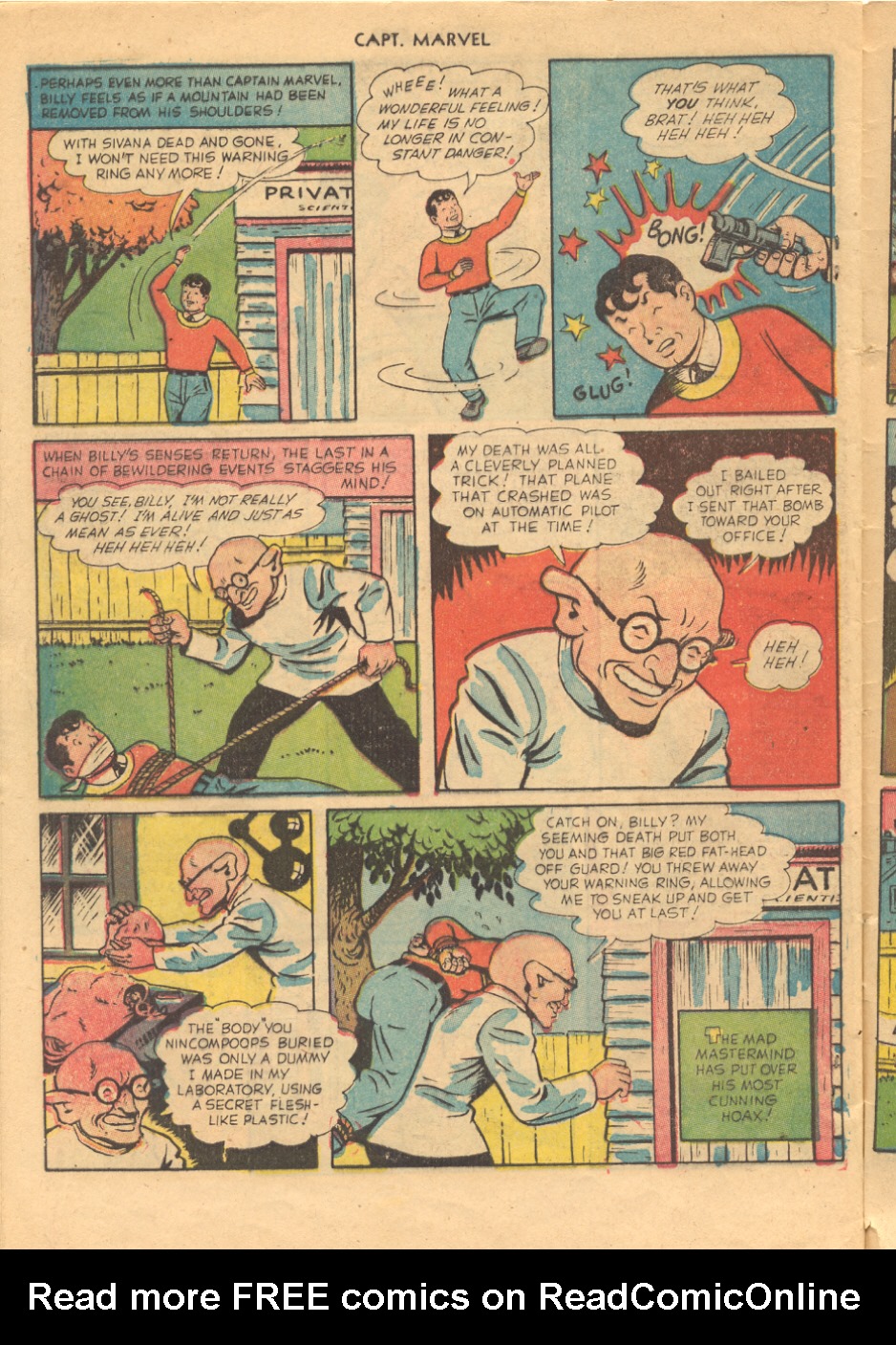 Read online Captain Marvel Adventures comic -  Issue #138 - 32