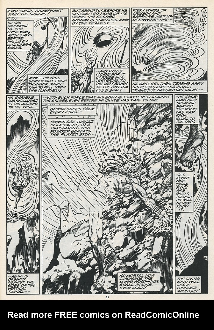 The Savage Sword Of Conan issue 217 - Page 57