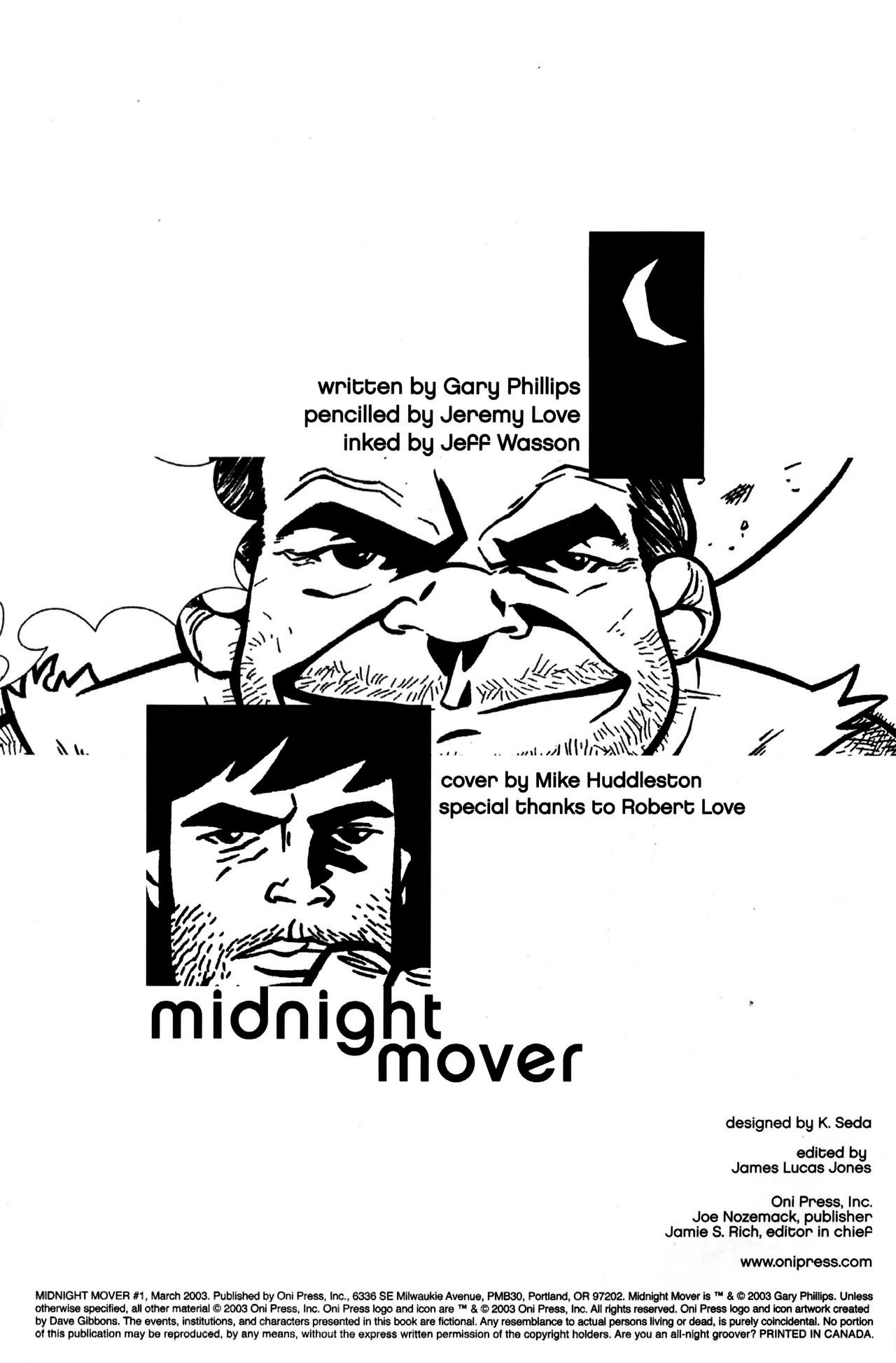 Read online Midnight Mover comic -  Issue #1 - 2