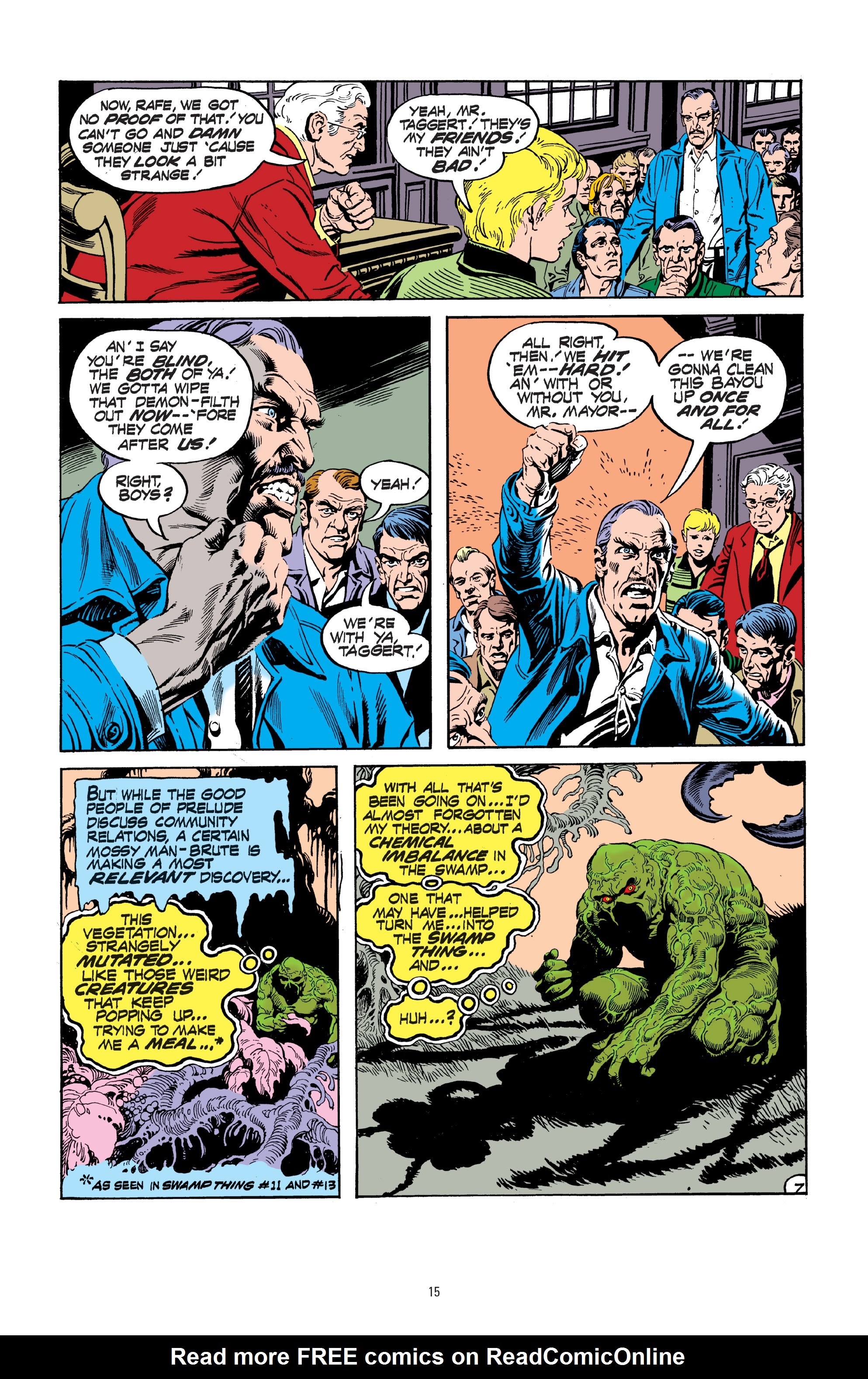 Read online Swamp Thing: The Bronze Age comic -  Issue # TPB 2 (Part 1) - 12