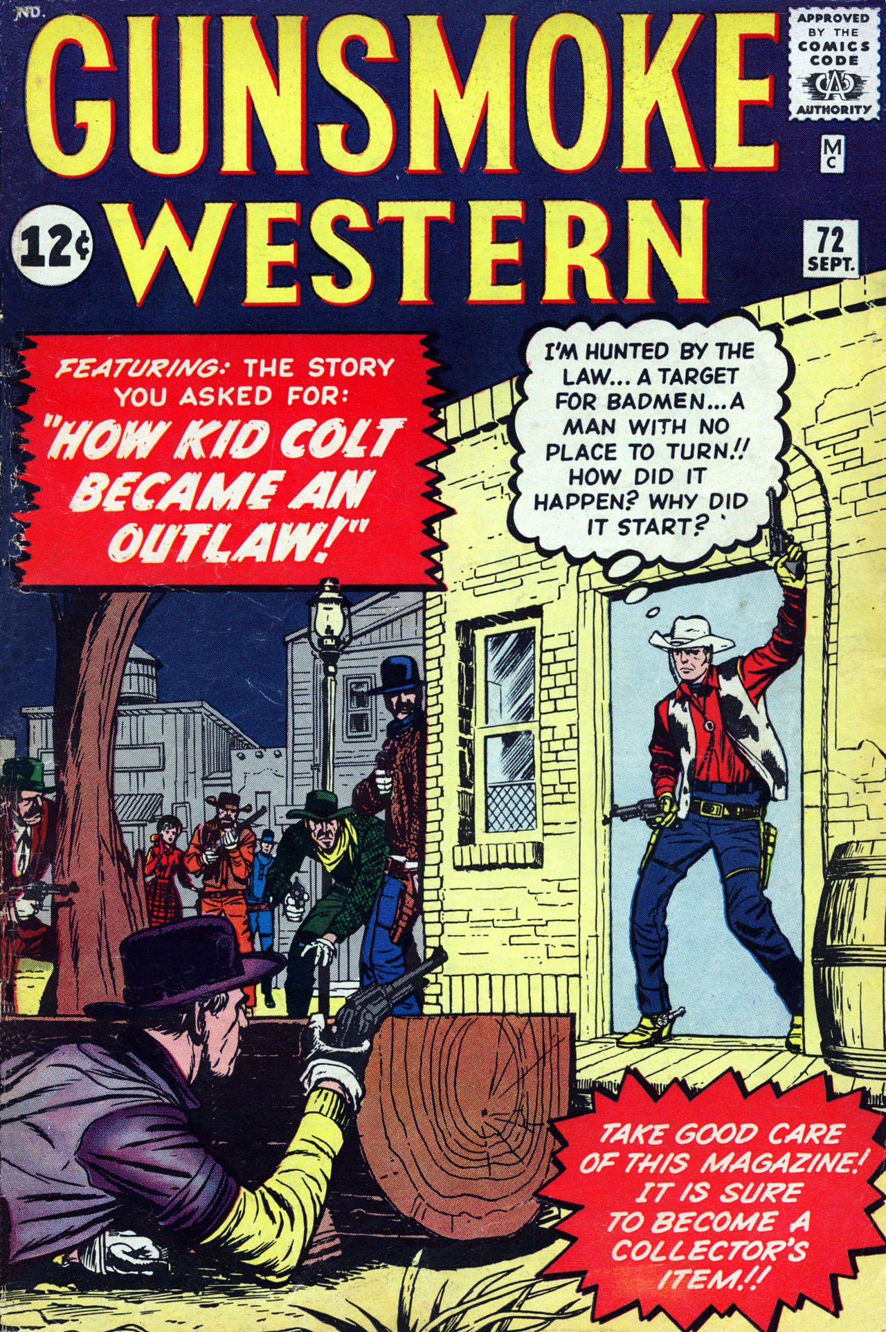 Read online Gunsmoke Western comic -  Issue #72 - 1