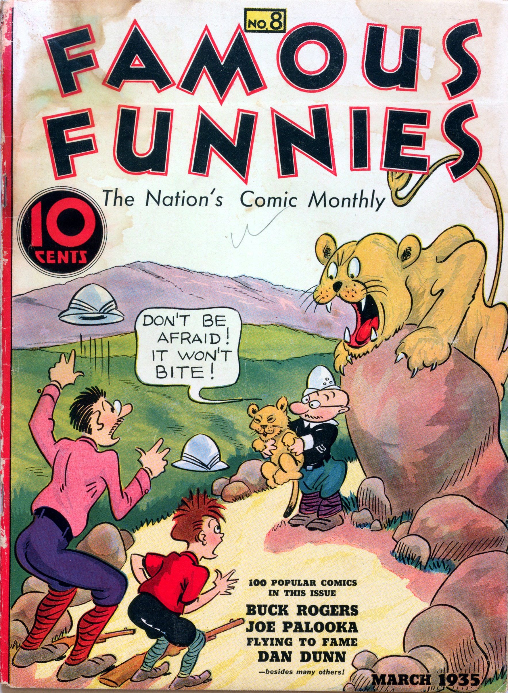 Read online Famous Funnies comic -  Issue #8 - 1