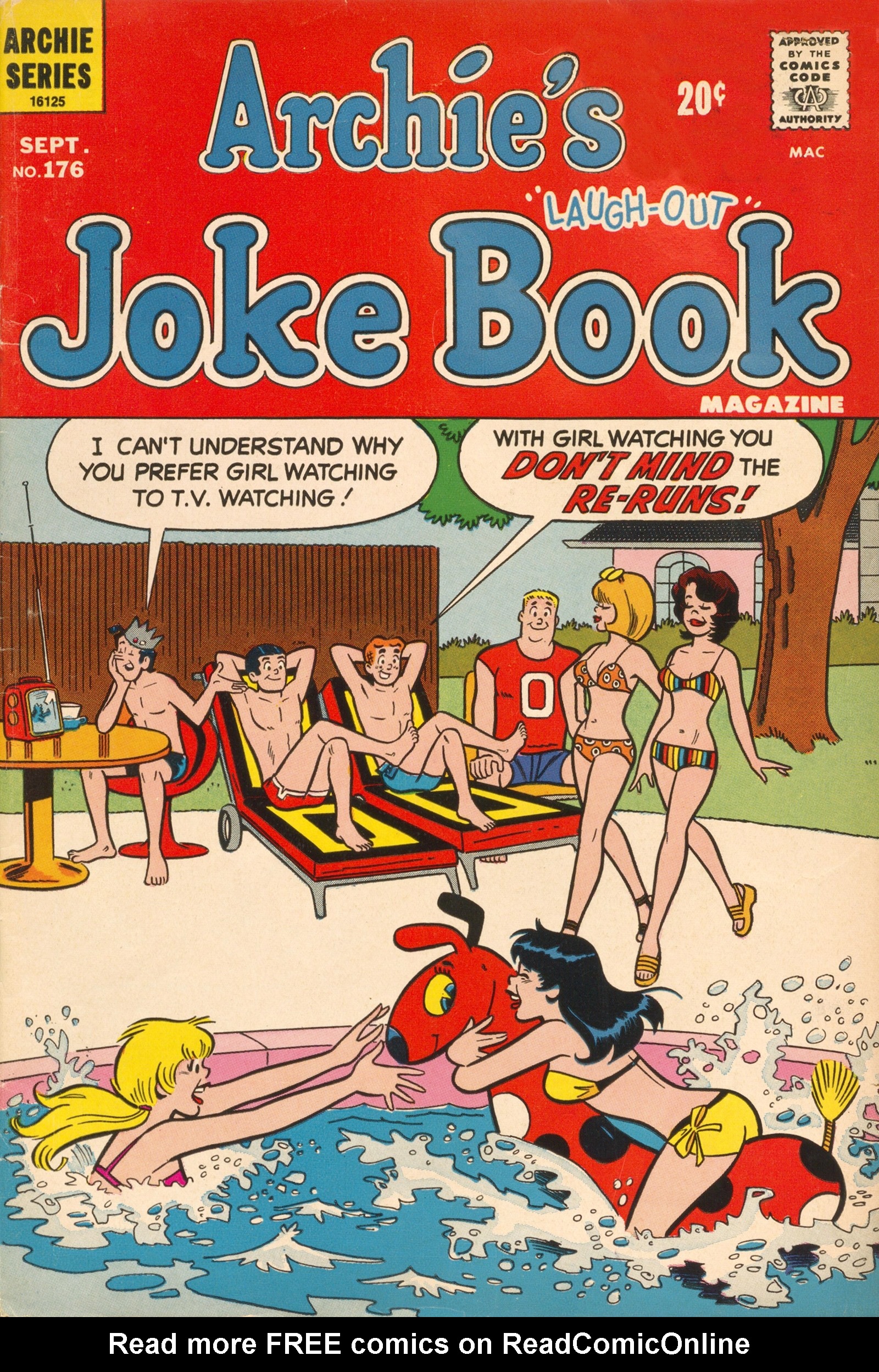 Read online Archie's Joke Book Magazine comic -  Issue #176 - 1