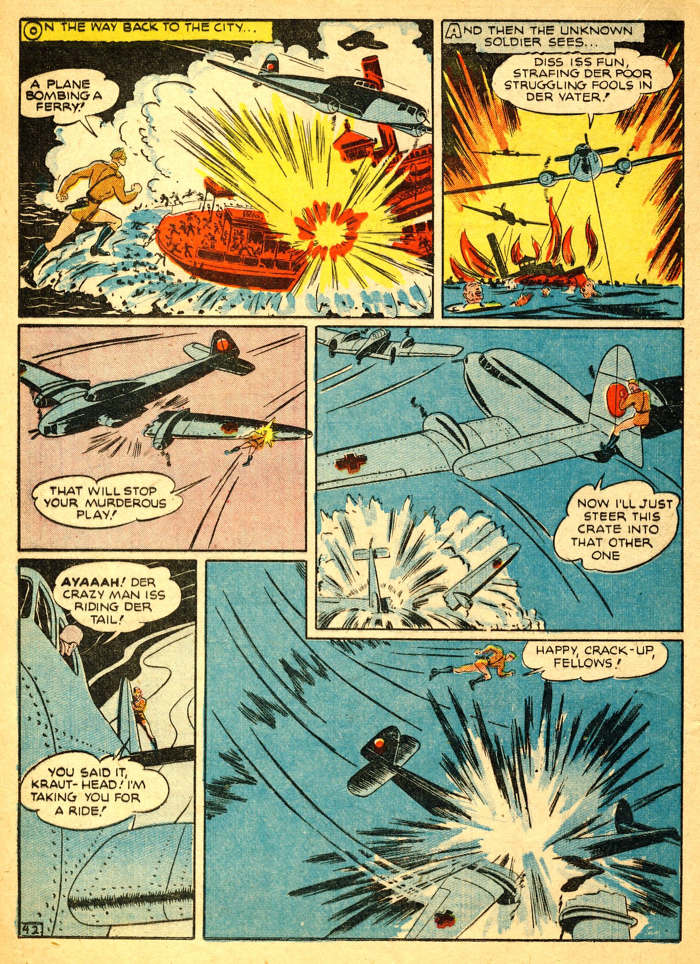 Read online Our Flag Comics comic -  Issue #2 - 43