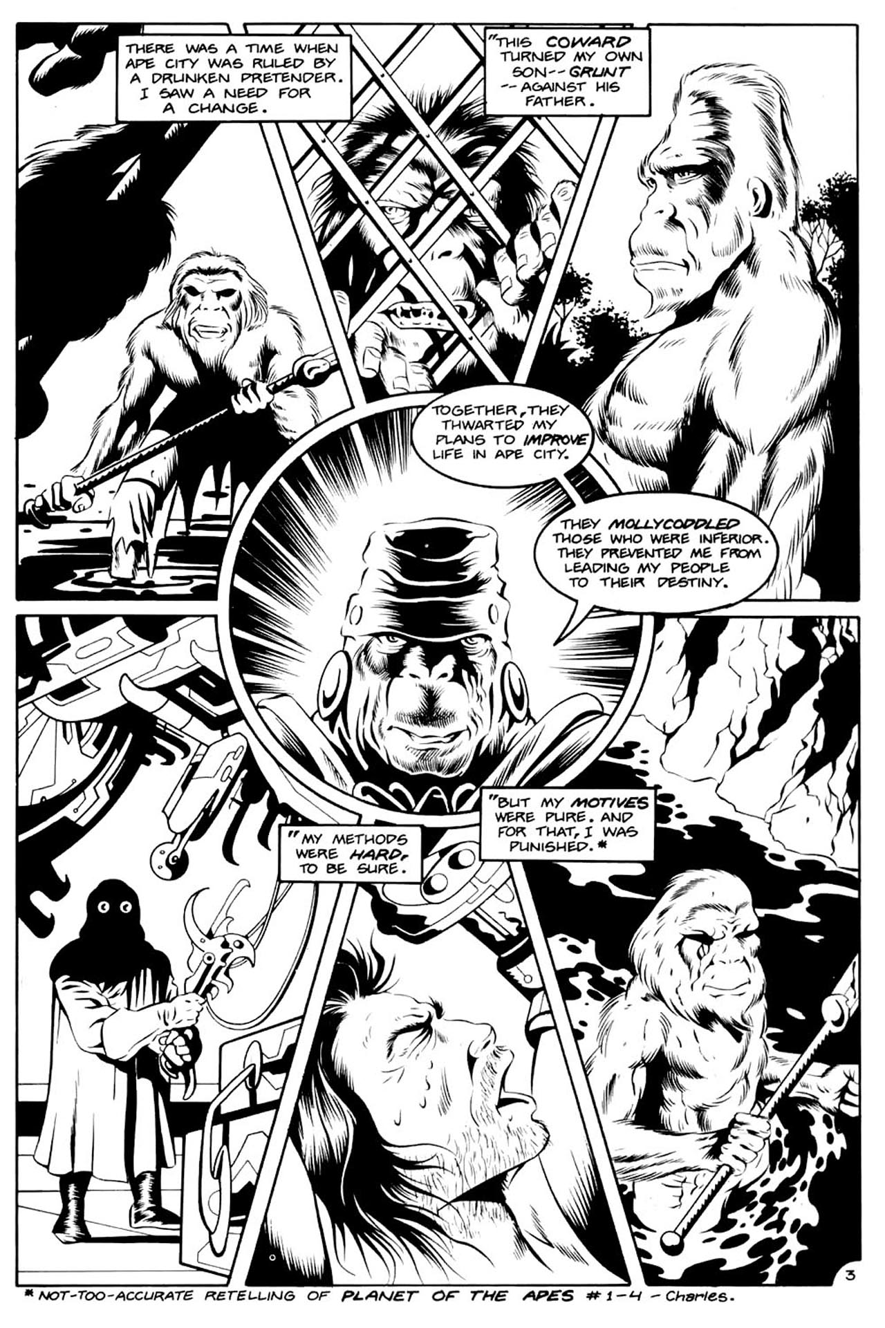 Read online Planet of the Apes (1990) comic -  Issue #11 - 5