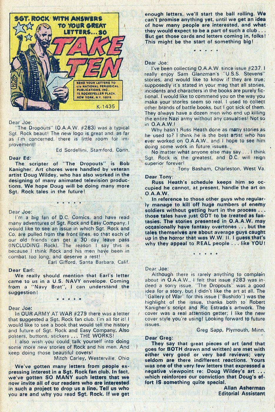 Read online Our Army at War (1952) comic -  Issue #287 - 31