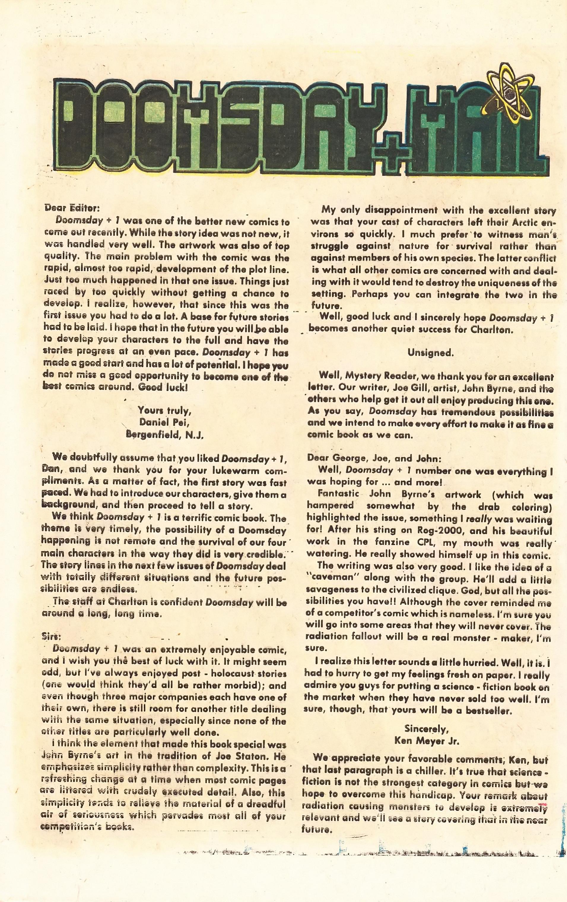 Read online Doomsday   1 (1975) comic -  Issue #3 - 31