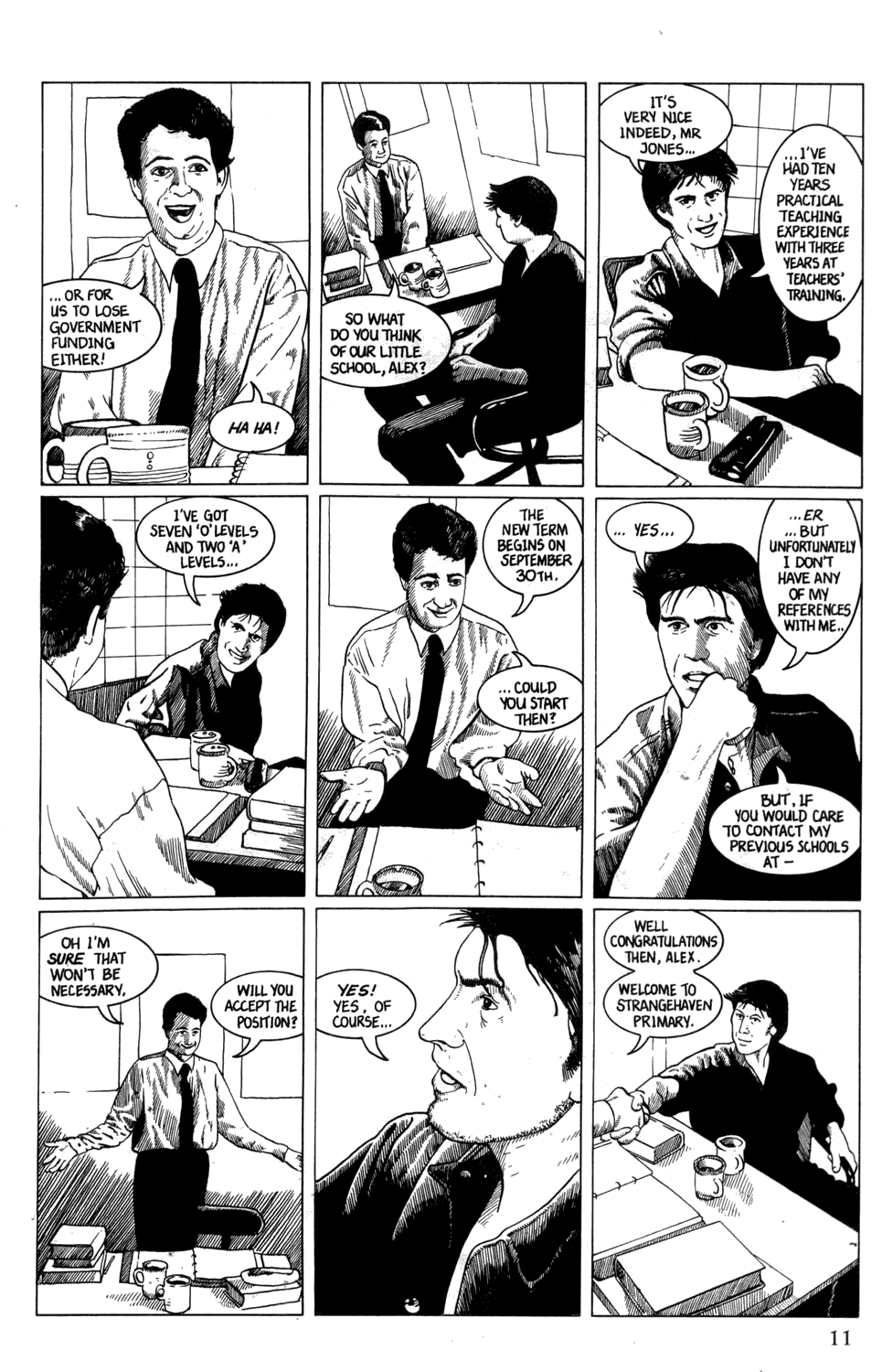 Read online Strangehaven comic -  Issue #3 - 11