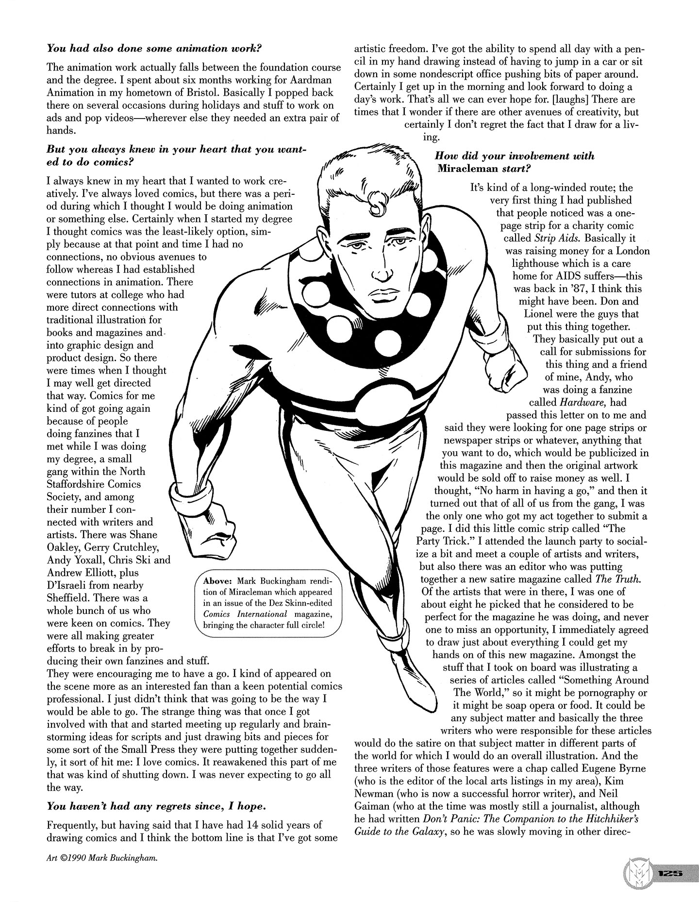 Read online Kimota!: The Miracleman Companion comic -  Issue # Full - 126
