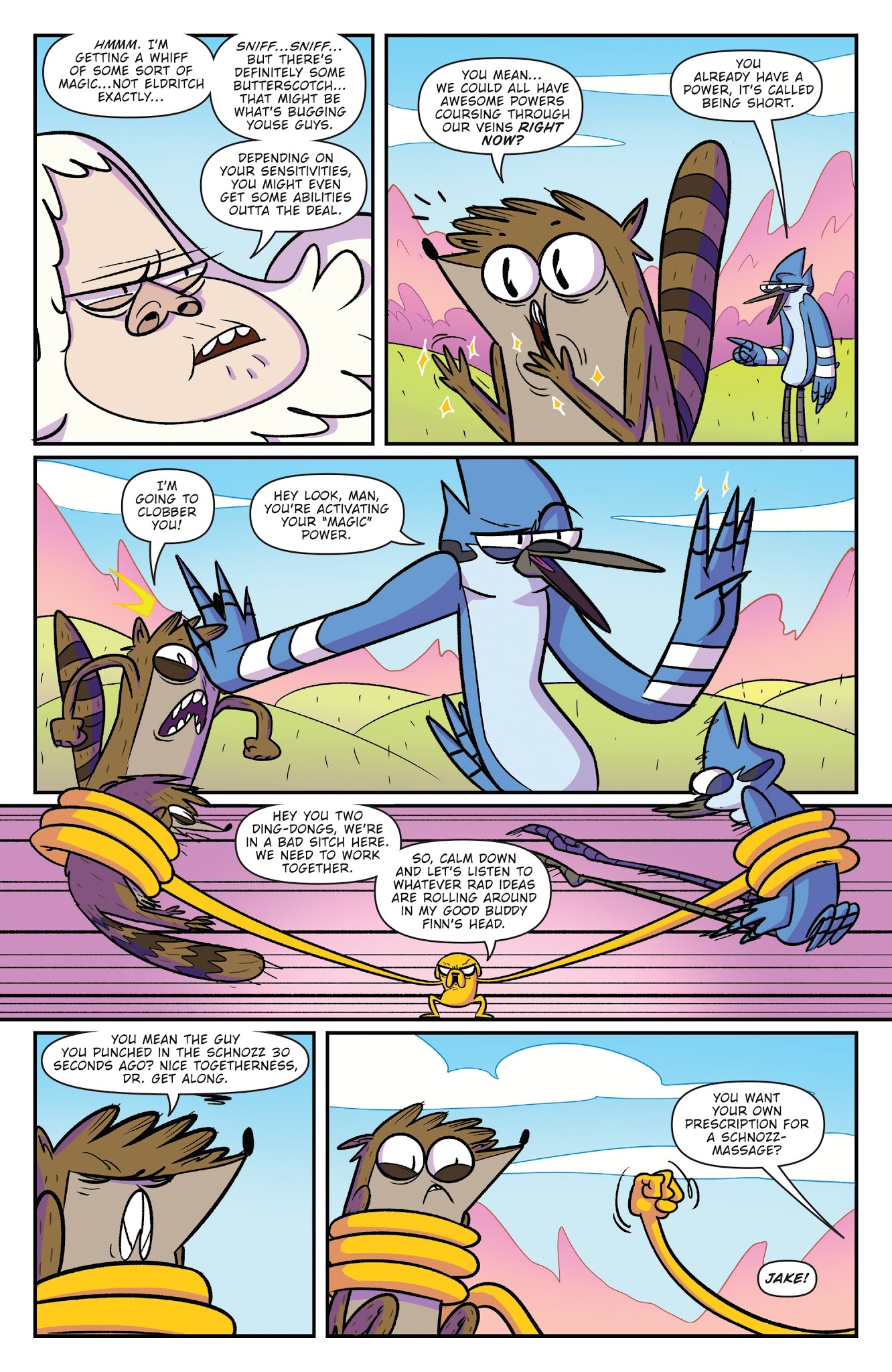 Read online Adventure Time/Regular Show comic -  Issue #4 - 4