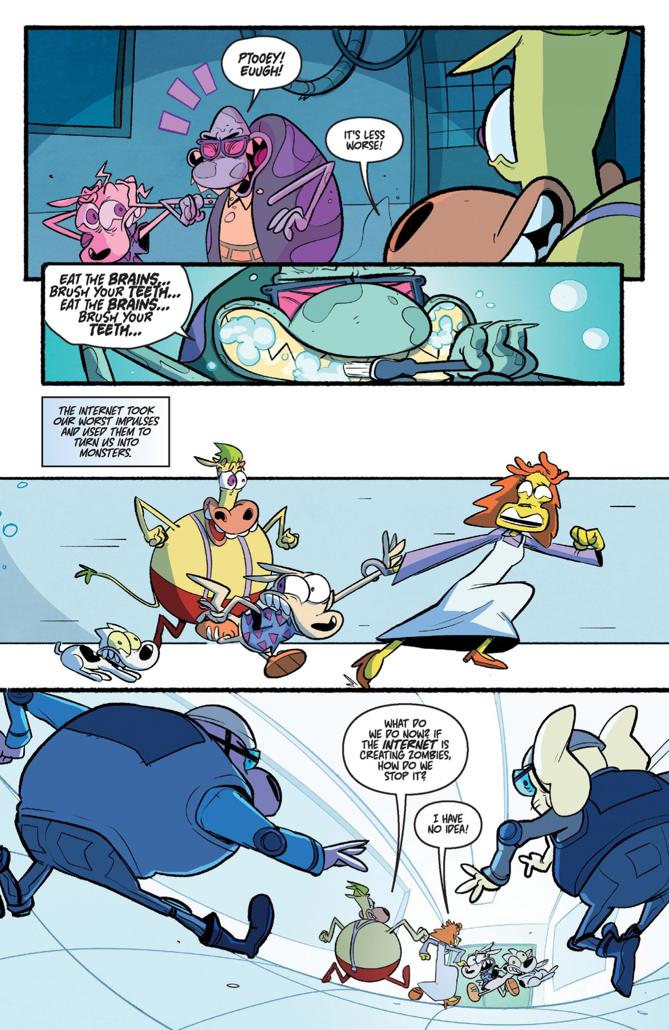 Read online Rocko's Modern Afterlife comic -  Issue #4 - 4