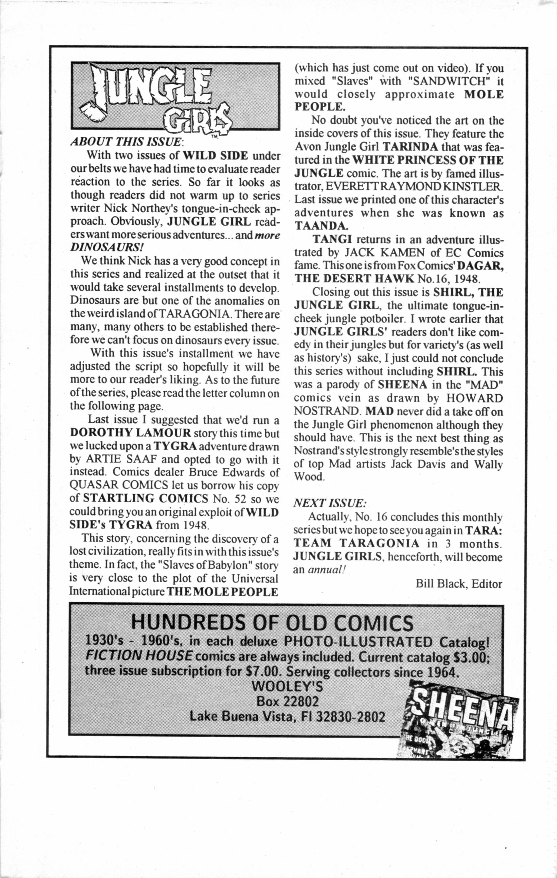 Read online Jungle Girls (1988) comic -  Issue #16 - 11