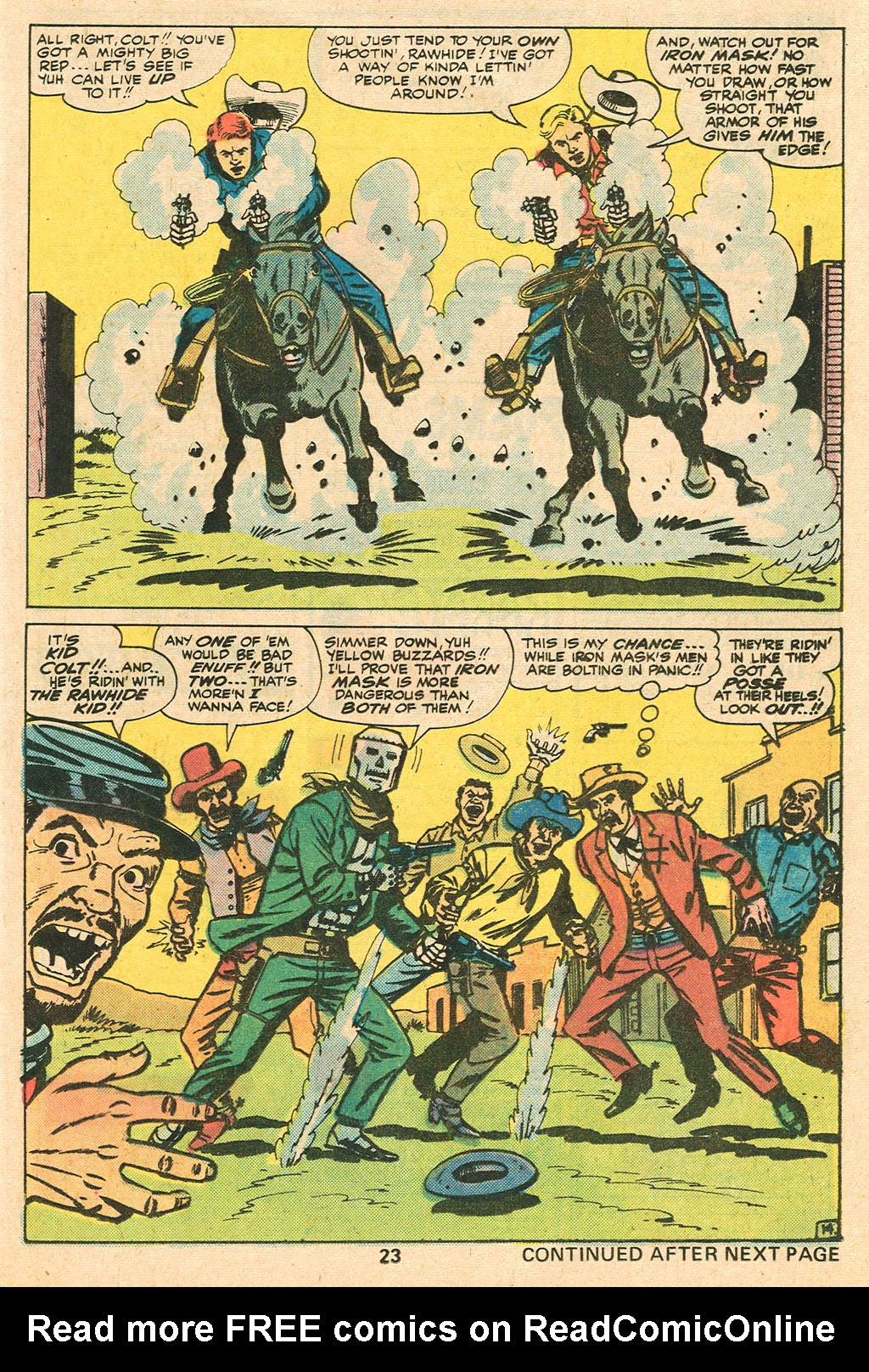 Read online Kid Colt Outlaw comic -  Issue #215 - 25