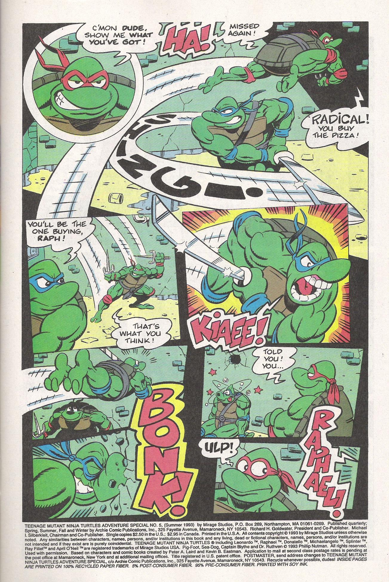 Read online Teenage Mutant Ninja Turtles Adventures (1989) comic -  Issue # _Special 5 - 2