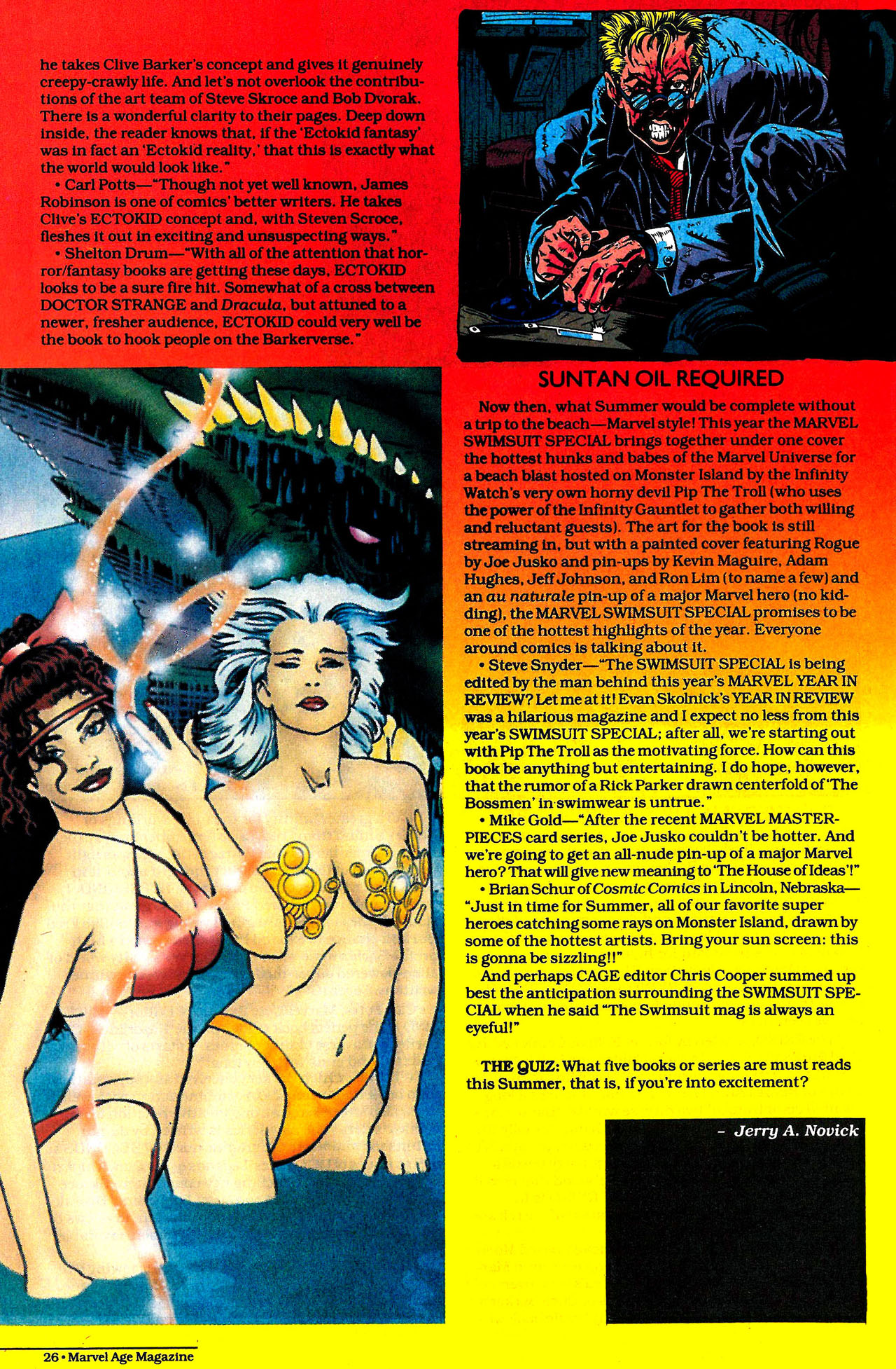 Read online Marvel Age comic -  Issue #126 - 27