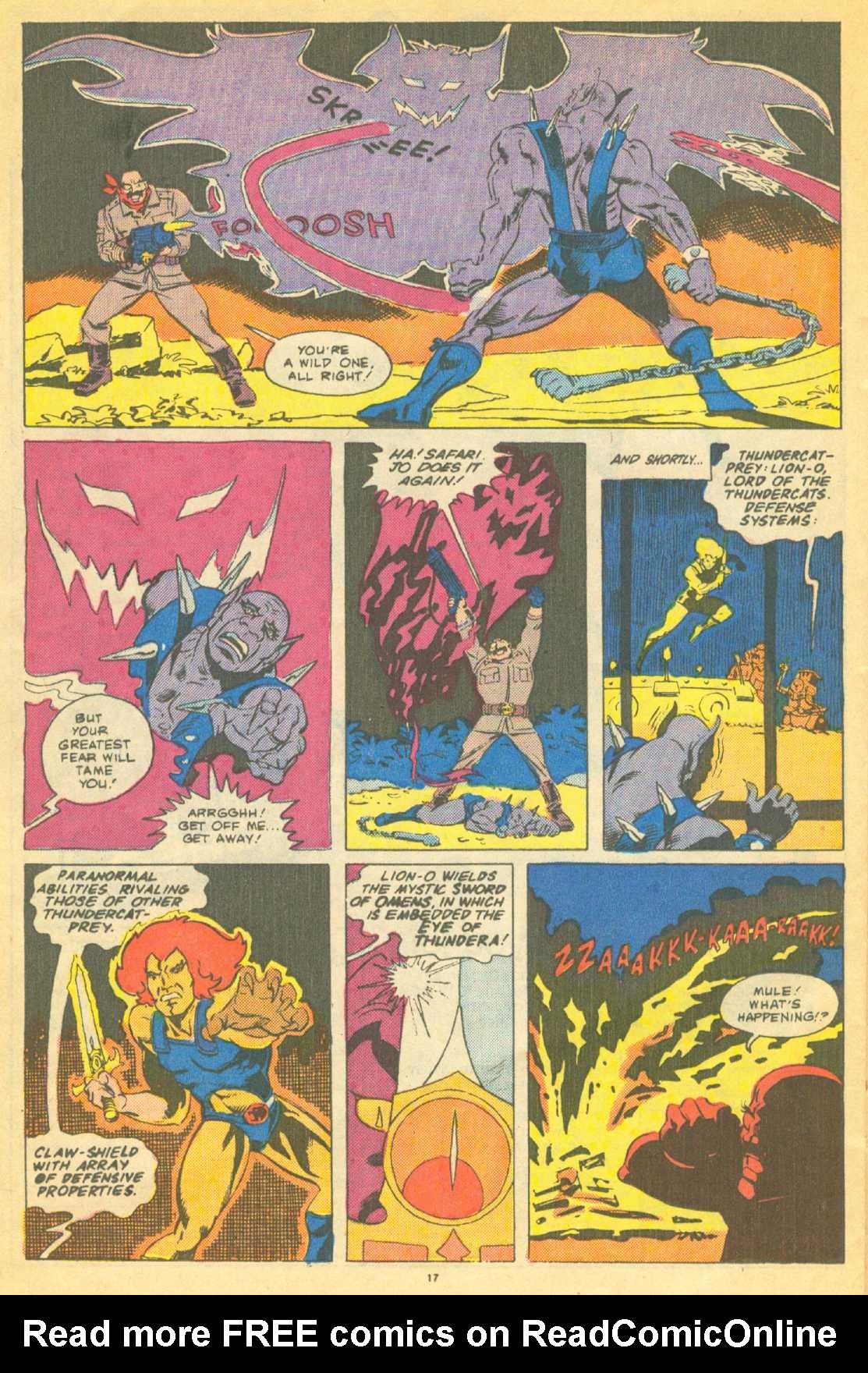 Read online ThunderCats (1985) comic -  Issue #14 - 18