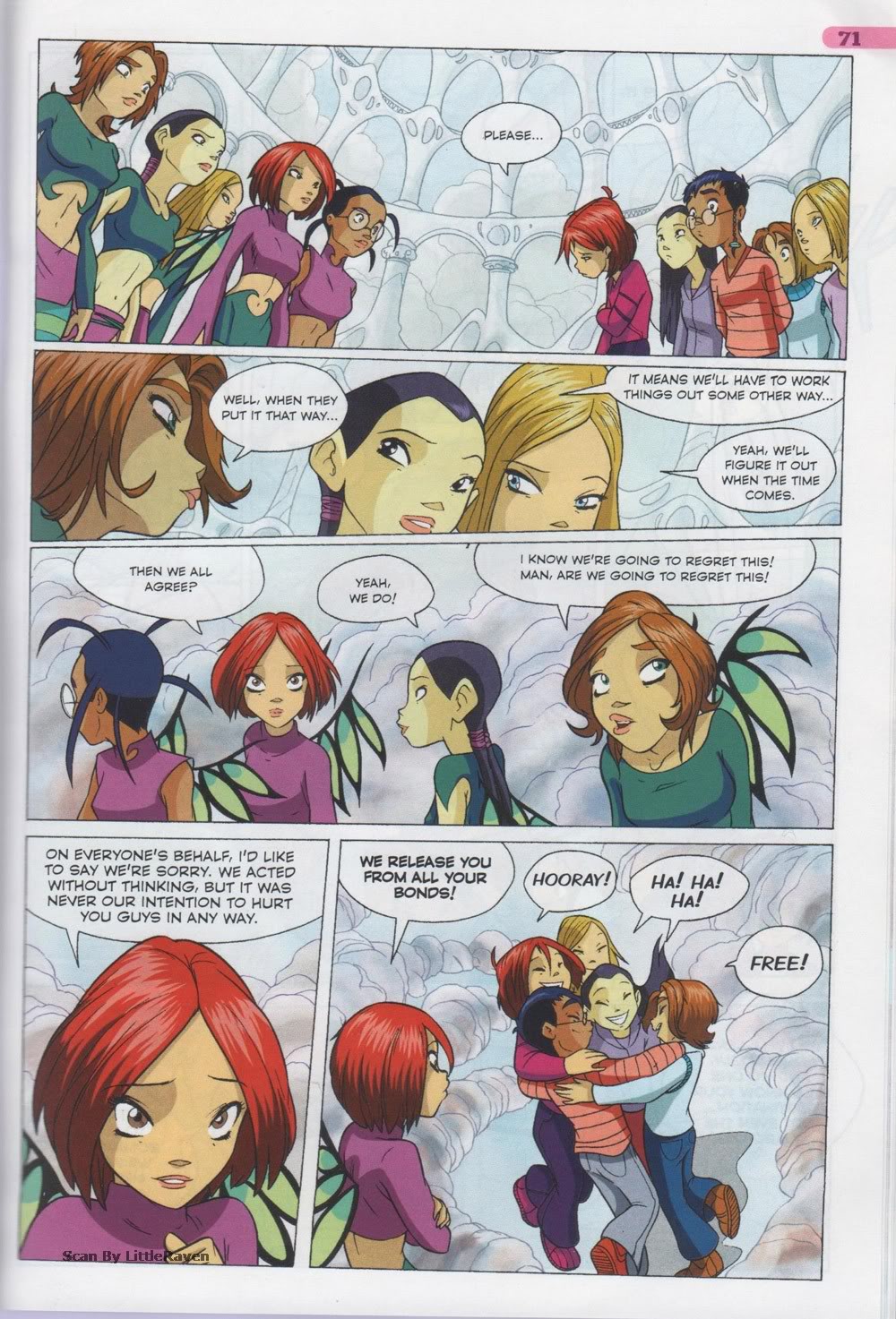 Read online W.i.t.c.h. comic -  Issue #36 - 51
