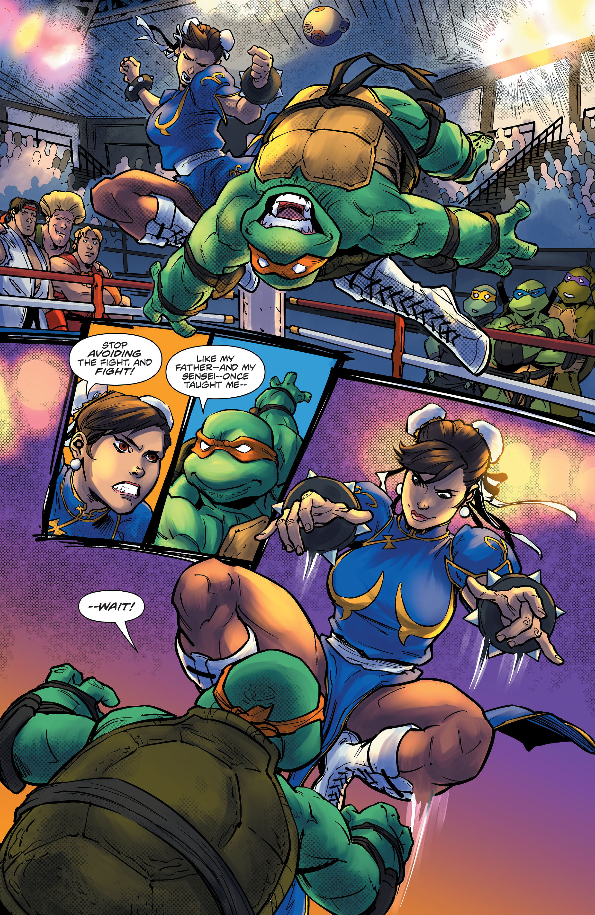 Read online Teenage Mutant Ninja Turtles vs. Street Fighter comic -  Issue #1 - 16