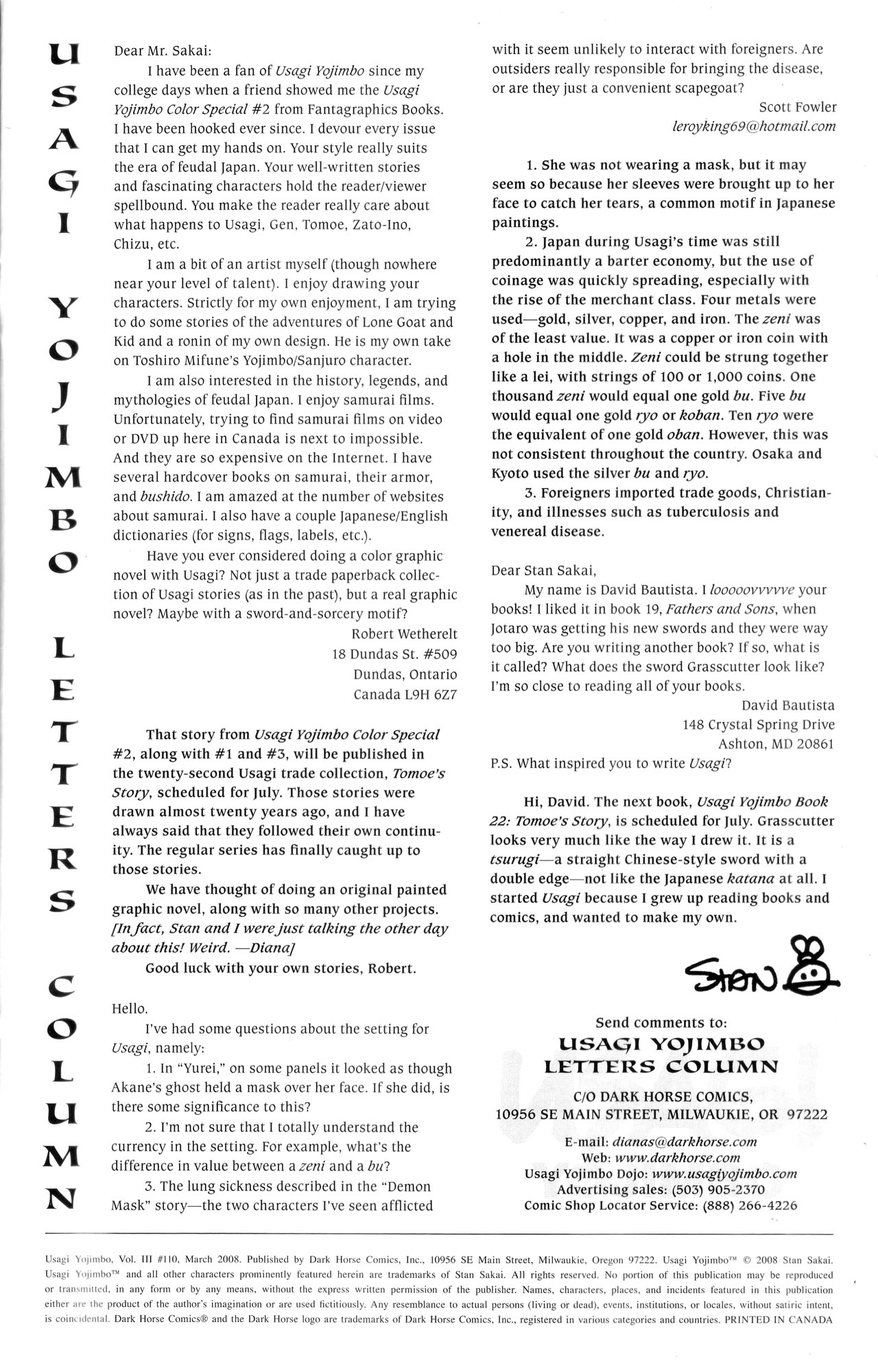 Read online Usagi Yojimbo (1996) comic -  Issue #110 - 28