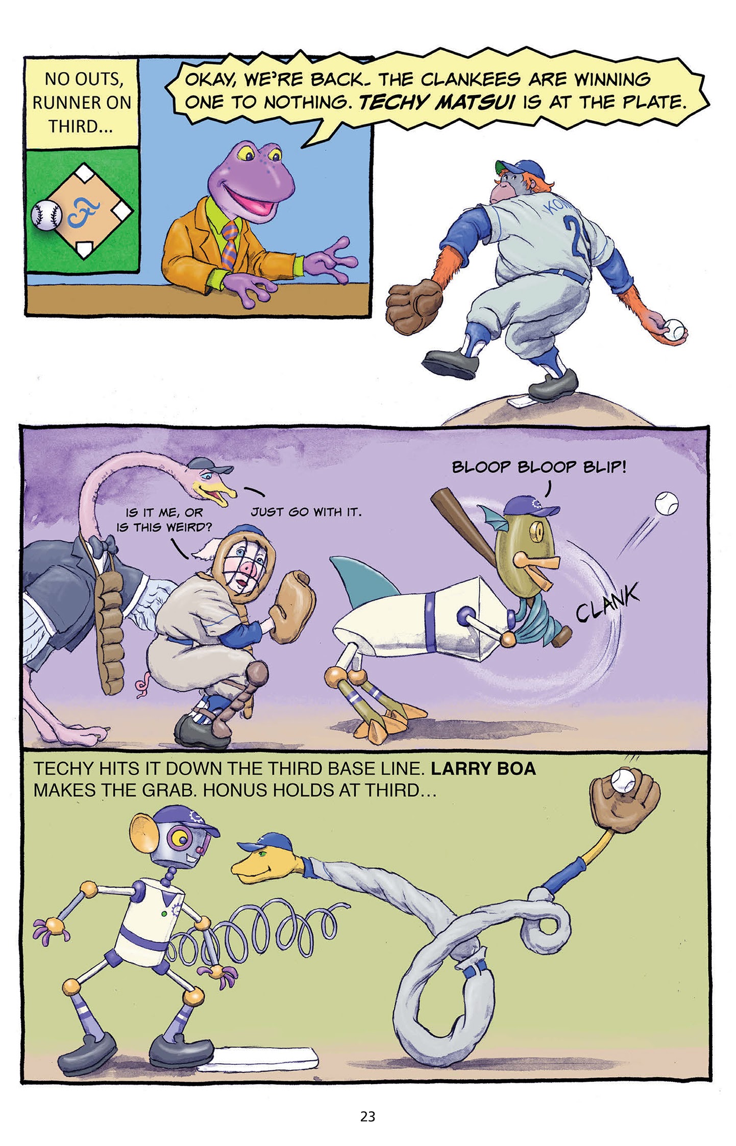 Read online Fuzzy Baseball comic -  Issue #3 - 25