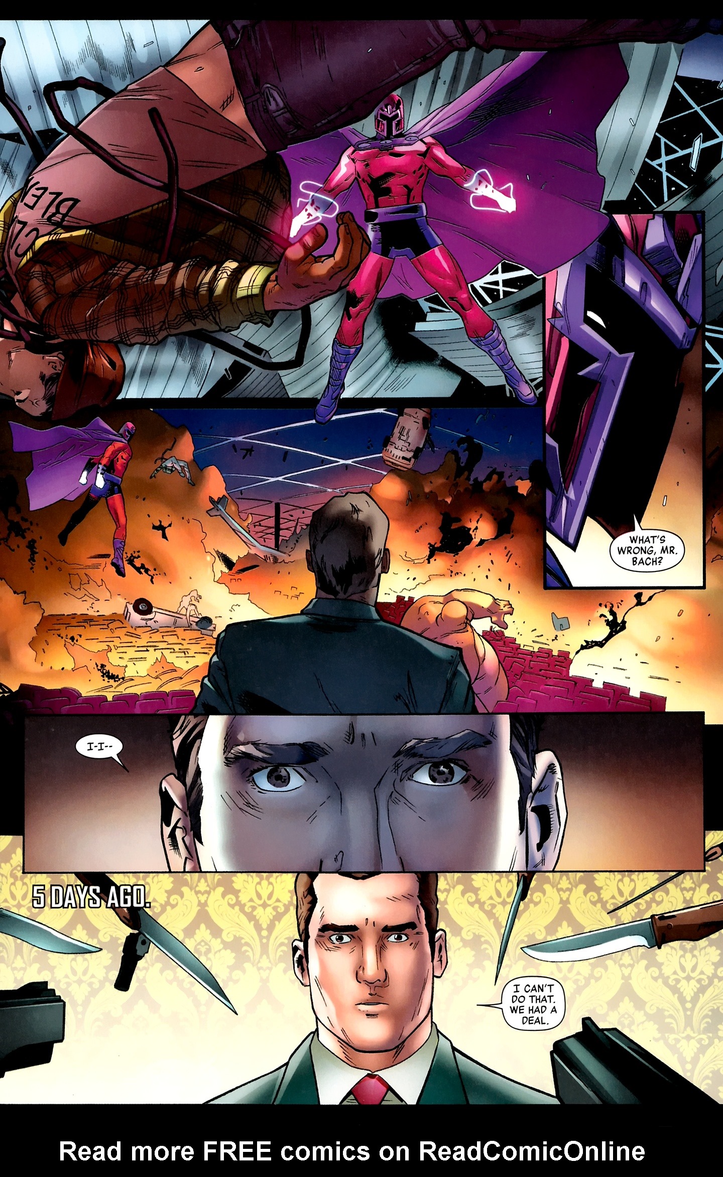 Read online Magneto: Not A Hero comic -  Issue #4 - 4