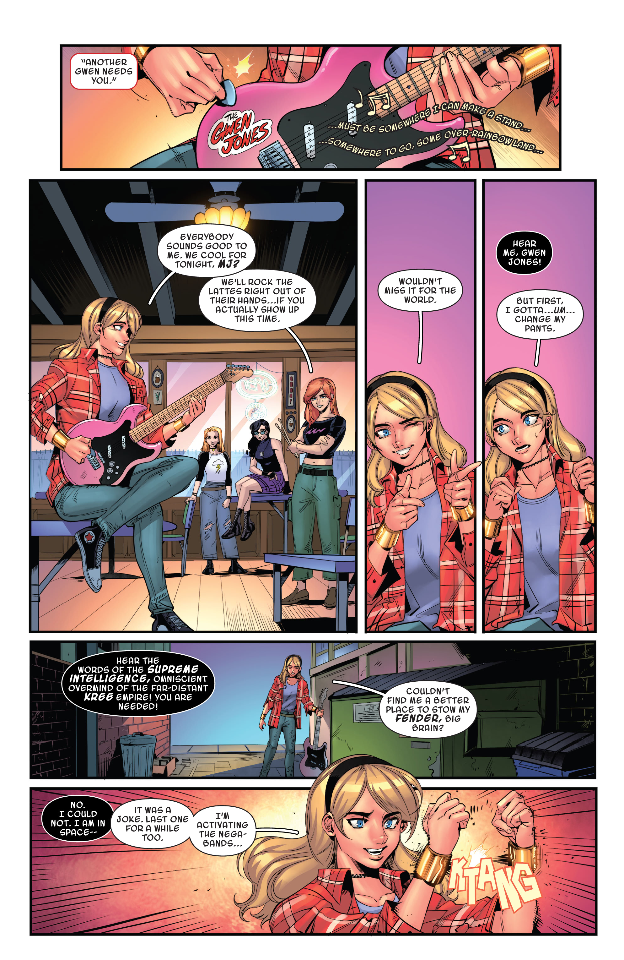 Read online Spider-Gwen: Gwenverse comic -  Issue #4 - 8