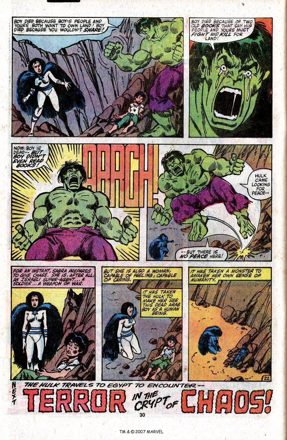 Read online The Incredible Hulk (1968) comic -  Issue #256 - 32