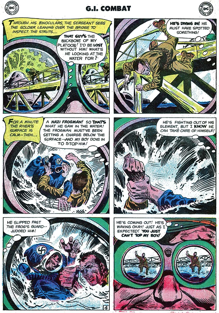 Read online G.I. Combat (1952) comic -  Issue #54 - 14