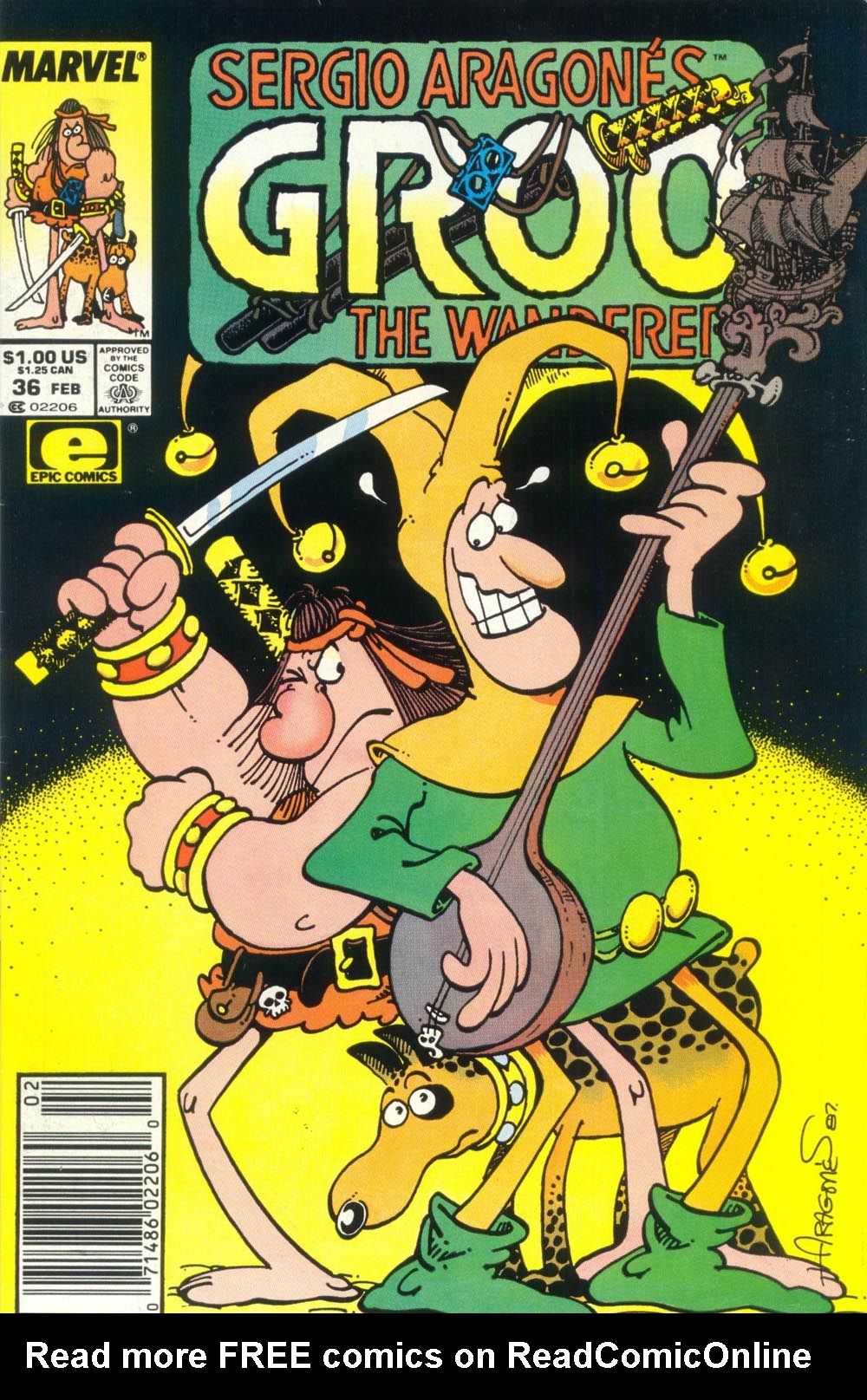Read online Sergio Aragonés Groo the Wanderer comic -  Issue #36 - 1