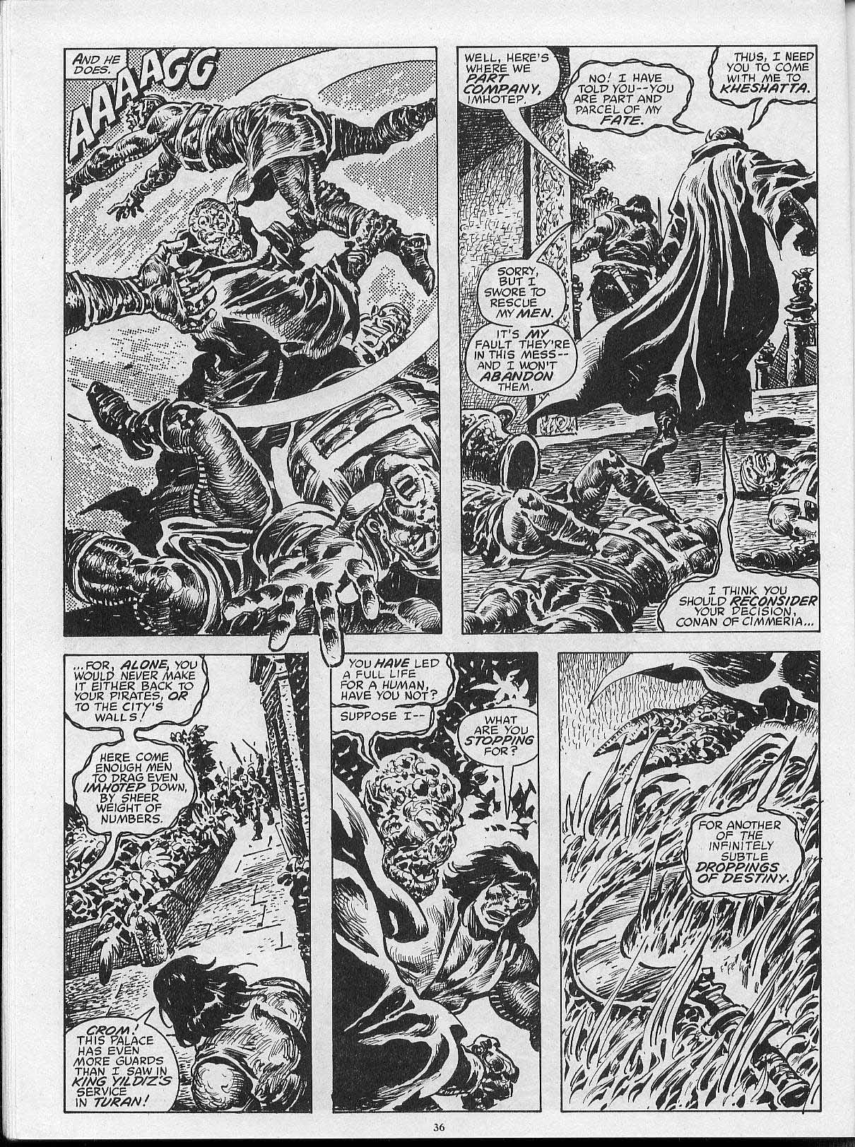 Read online The Savage Sword Of Conan comic -  Issue #202 - 38