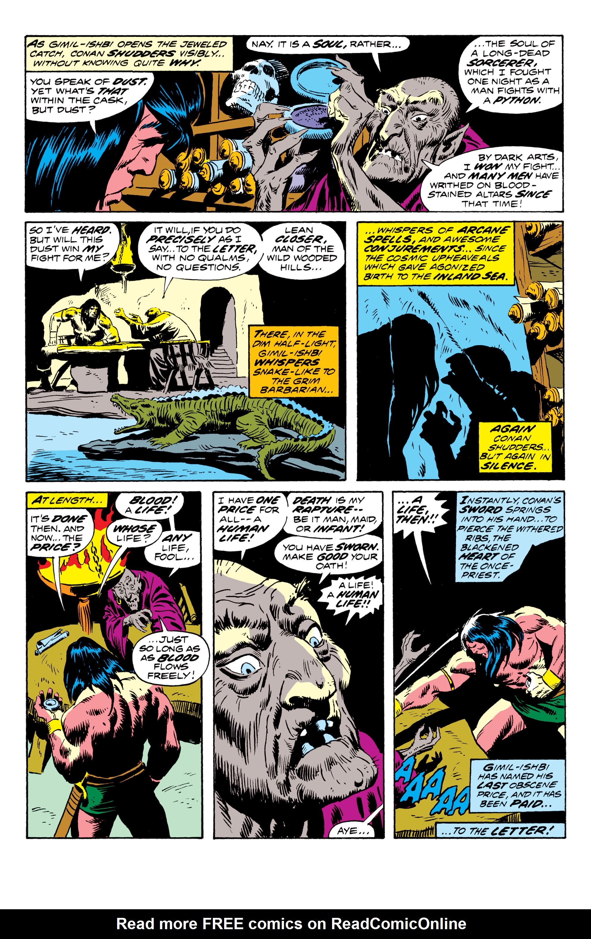Read online Conan The Barbarian Epic Collection: The Original Marvel Years - The Curse Of The Golden Skull comic -  Issue # TPB (Part 3) - 37