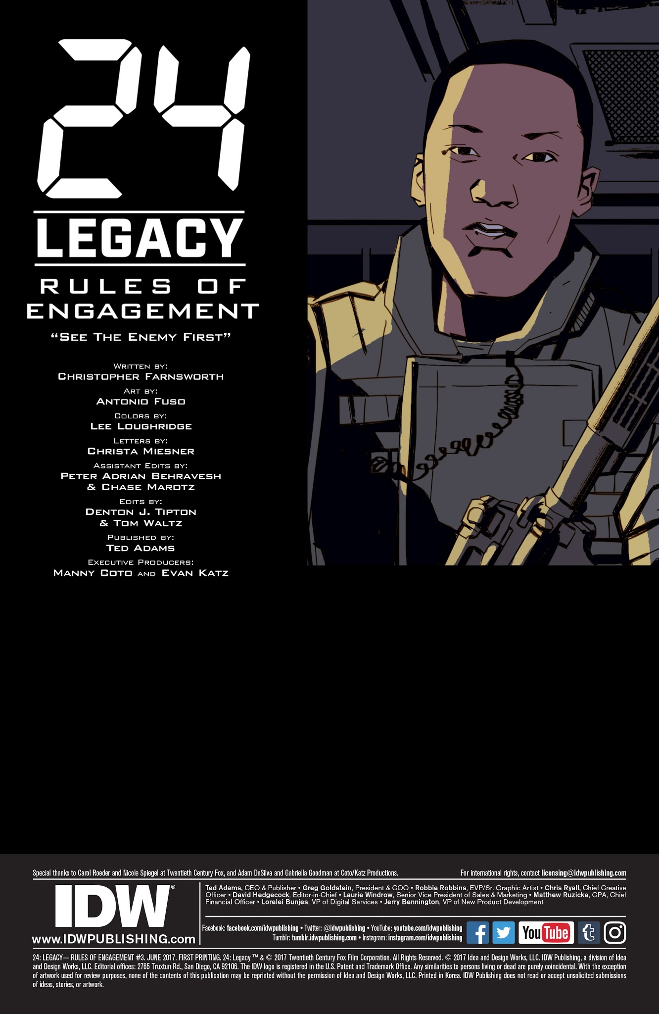 Read online 24: Legacy - Rules of Engagement comic -  Issue #3 - 2