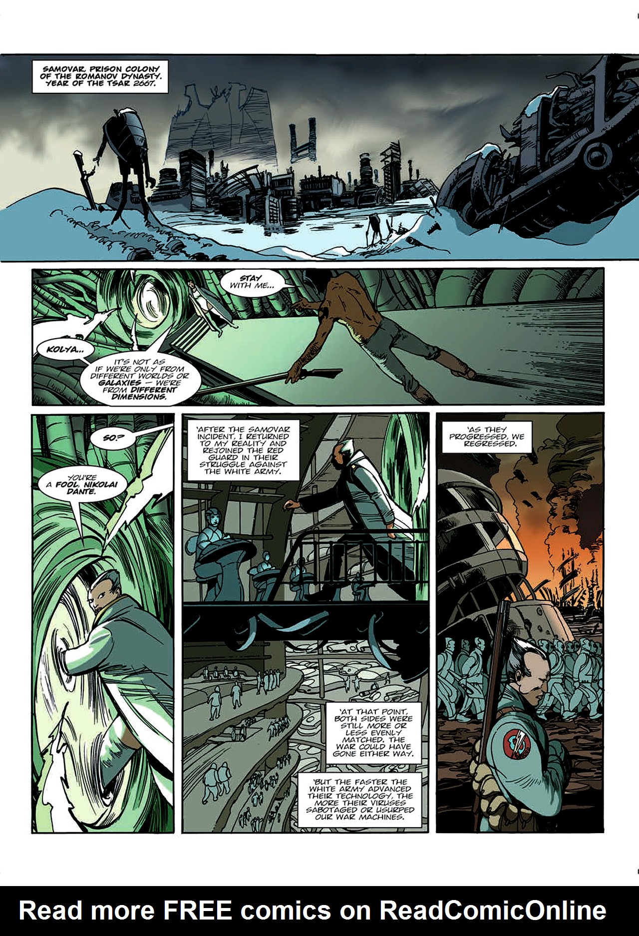 Read online Nikolai Dante comic -  Issue # TPB 7 - 153