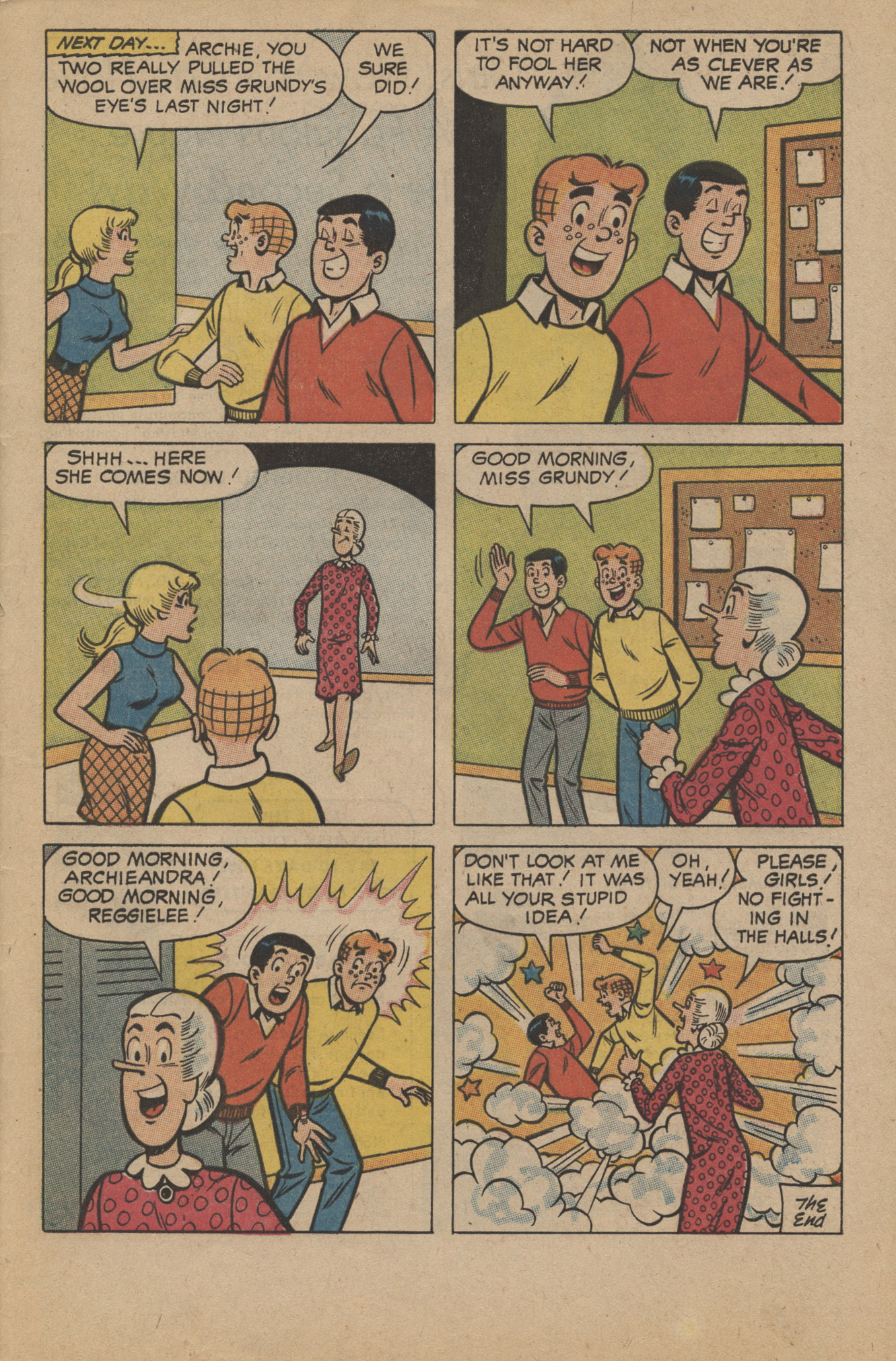Read online Reggie and Me (1966) comic -  Issue #33 - 33