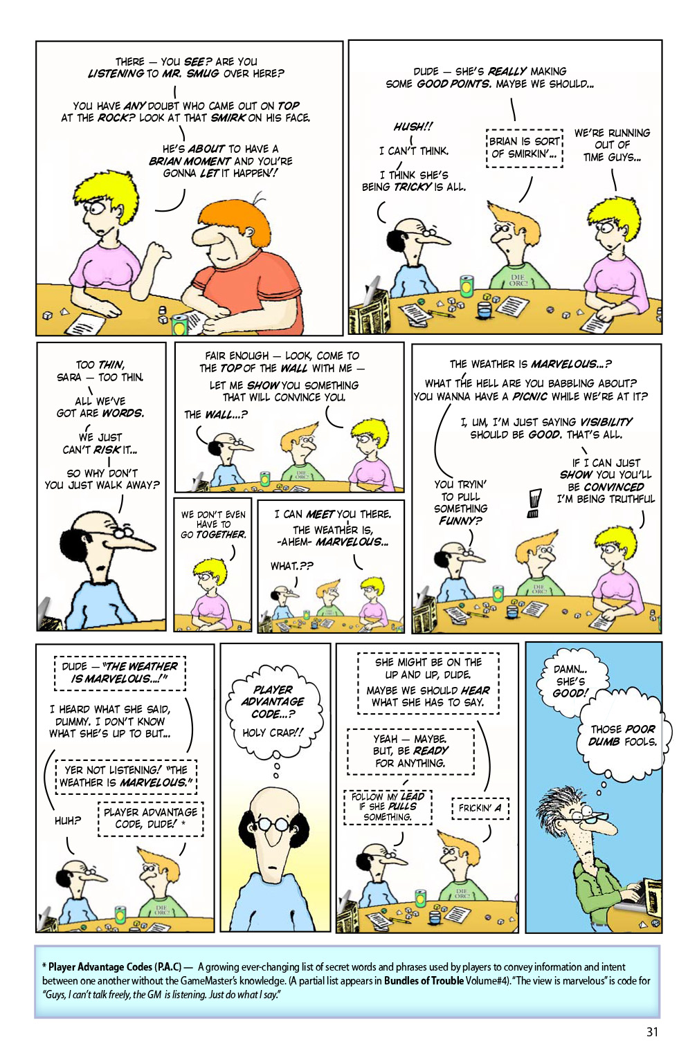 Read online Knights of the Dinner Table comic -  Issue #206 - 33
