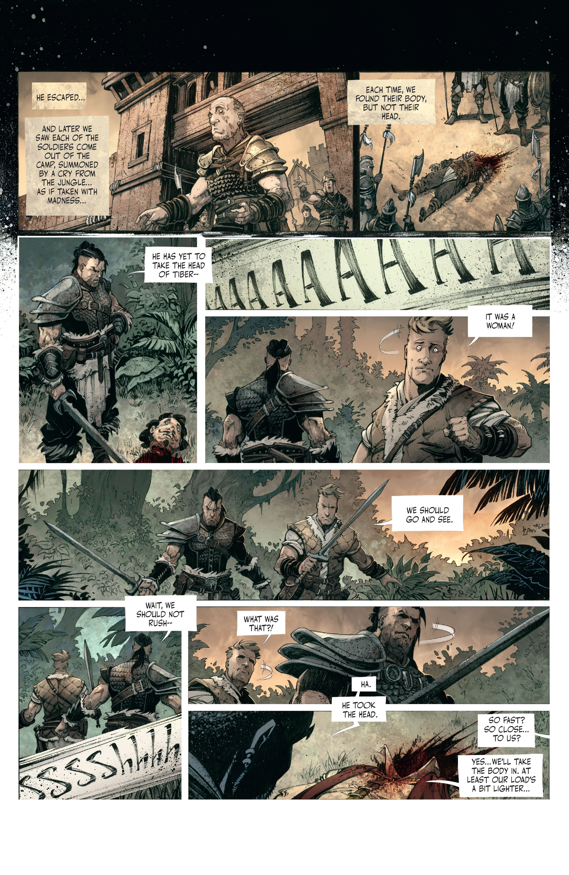 Read online The Cimmerian: Beyond The Black River comic -  Issue #1 - 9